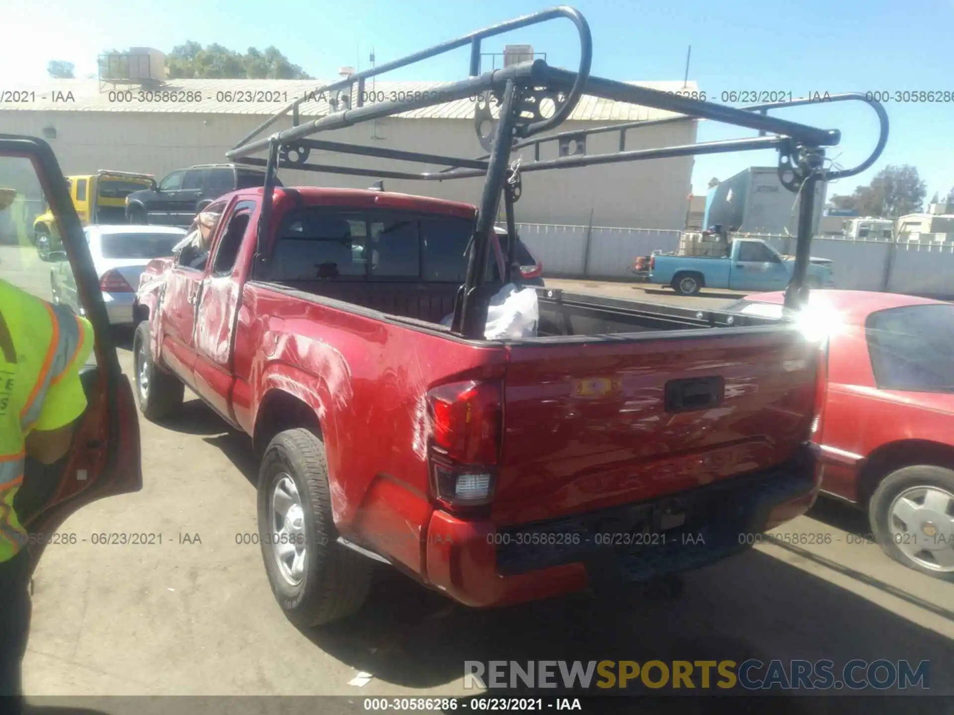 3 Photograph of a damaged car 5TFRX5GN7KX140798 TOYOTA TACOMA 2WD 2019