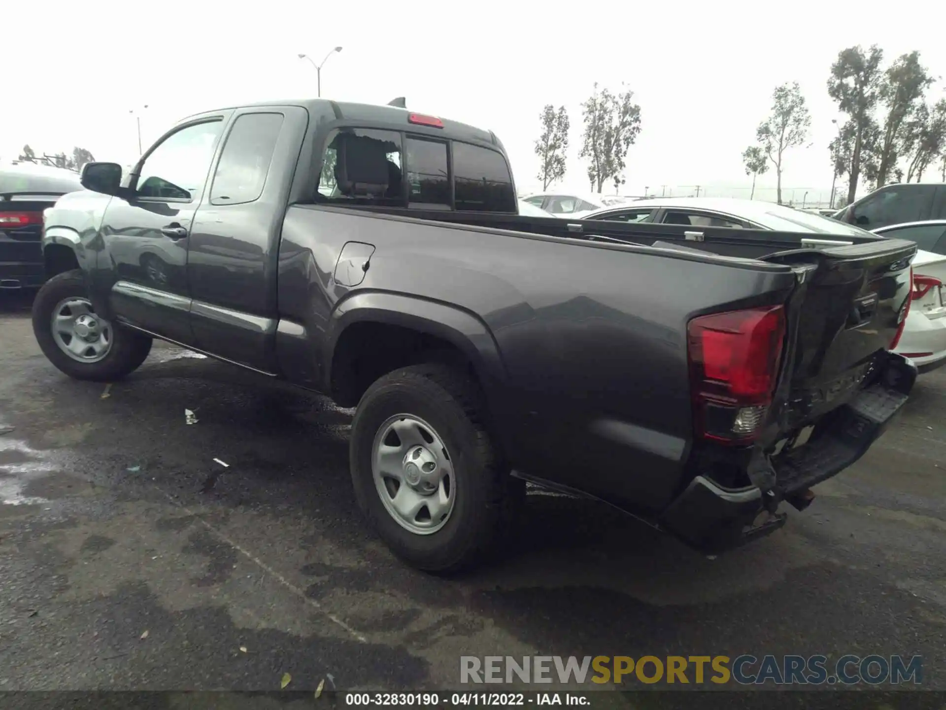 3 Photograph of a damaged car 5TFRX5GN7KX140865 TOYOTA TACOMA 2WD 2019