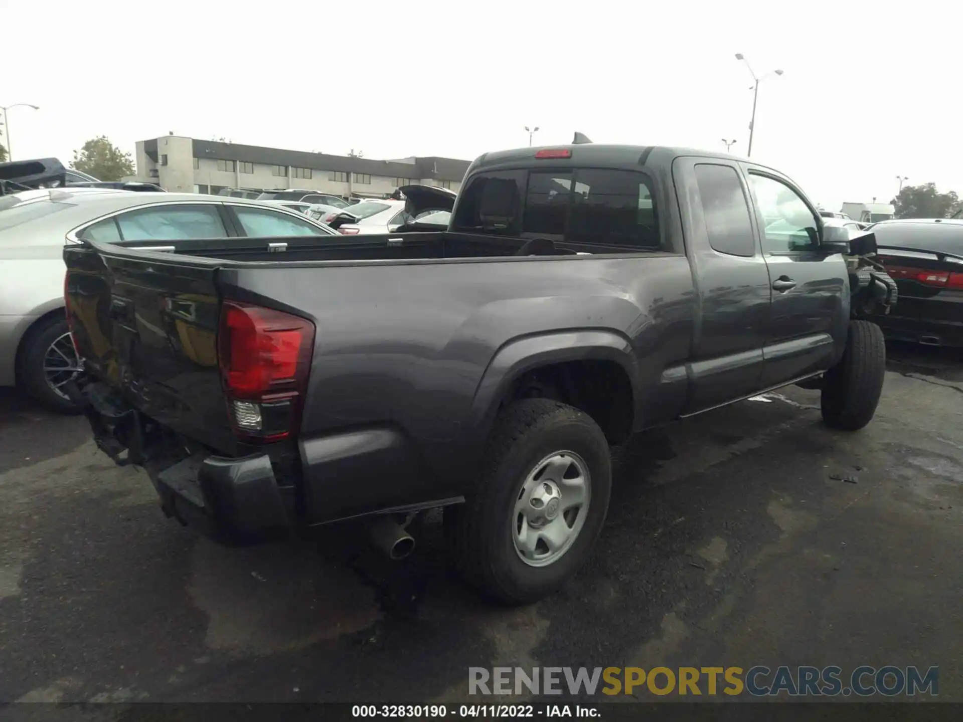 4 Photograph of a damaged car 5TFRX5GN7KX140865 TOYOTA TACOMA 2WD 2019