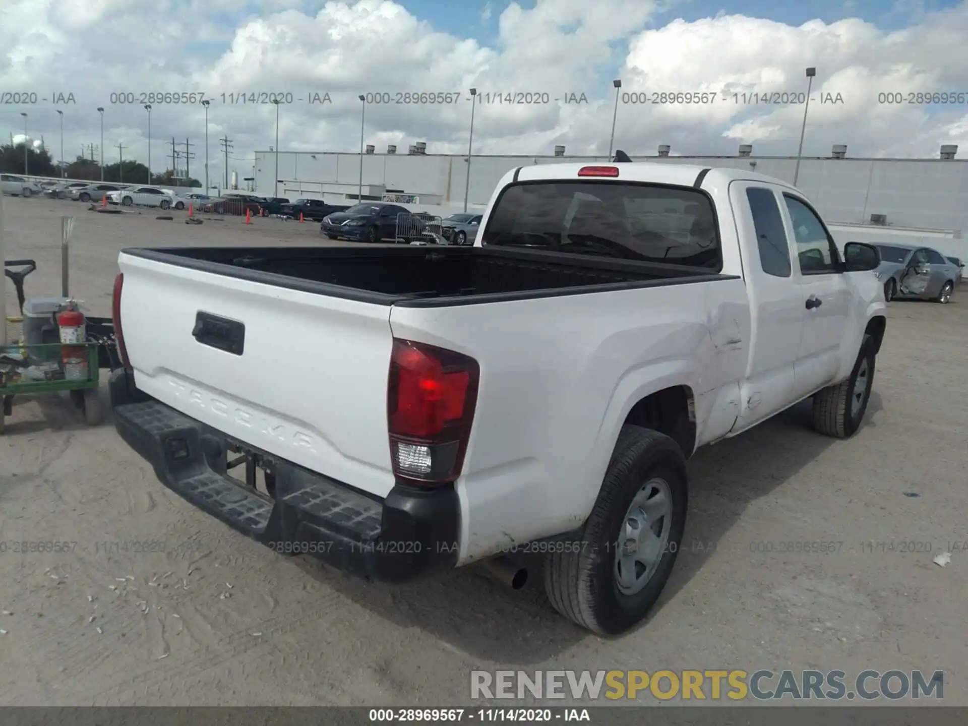 4 Photograph of a damaged car 5TFRX5GN7KX141353 TOYOTA TACOMA 2WD 2019