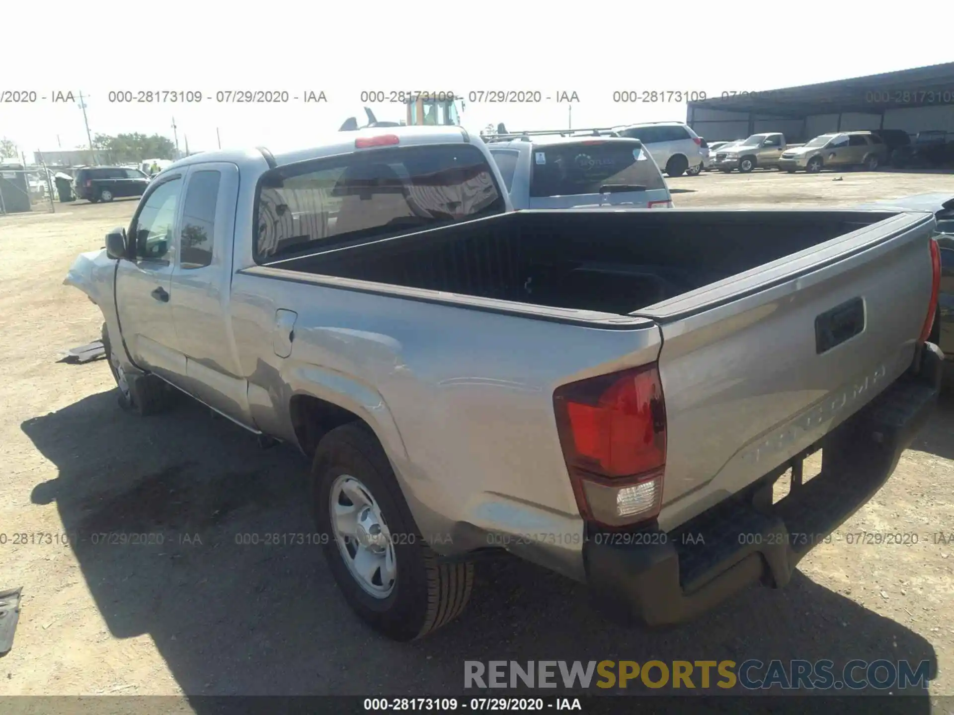 3 Photograph of a damaged car 5TFRX5GN7KX144589 TOYOTA TACOMA 2WD 2019