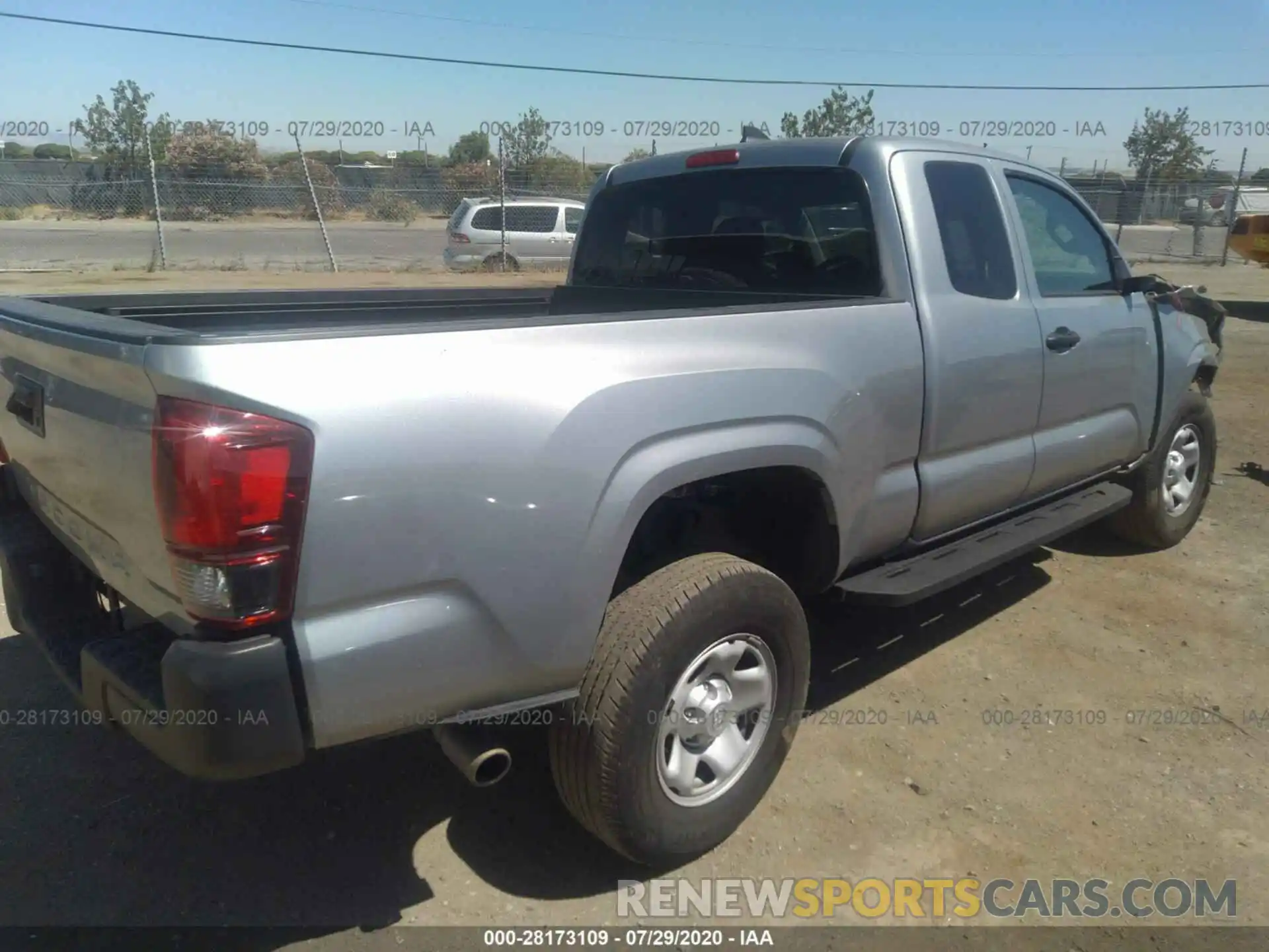 4 Photograph of a damaged car 5TFRX5GN7KX144589 TOYOTA TACOMA 2WD 2019