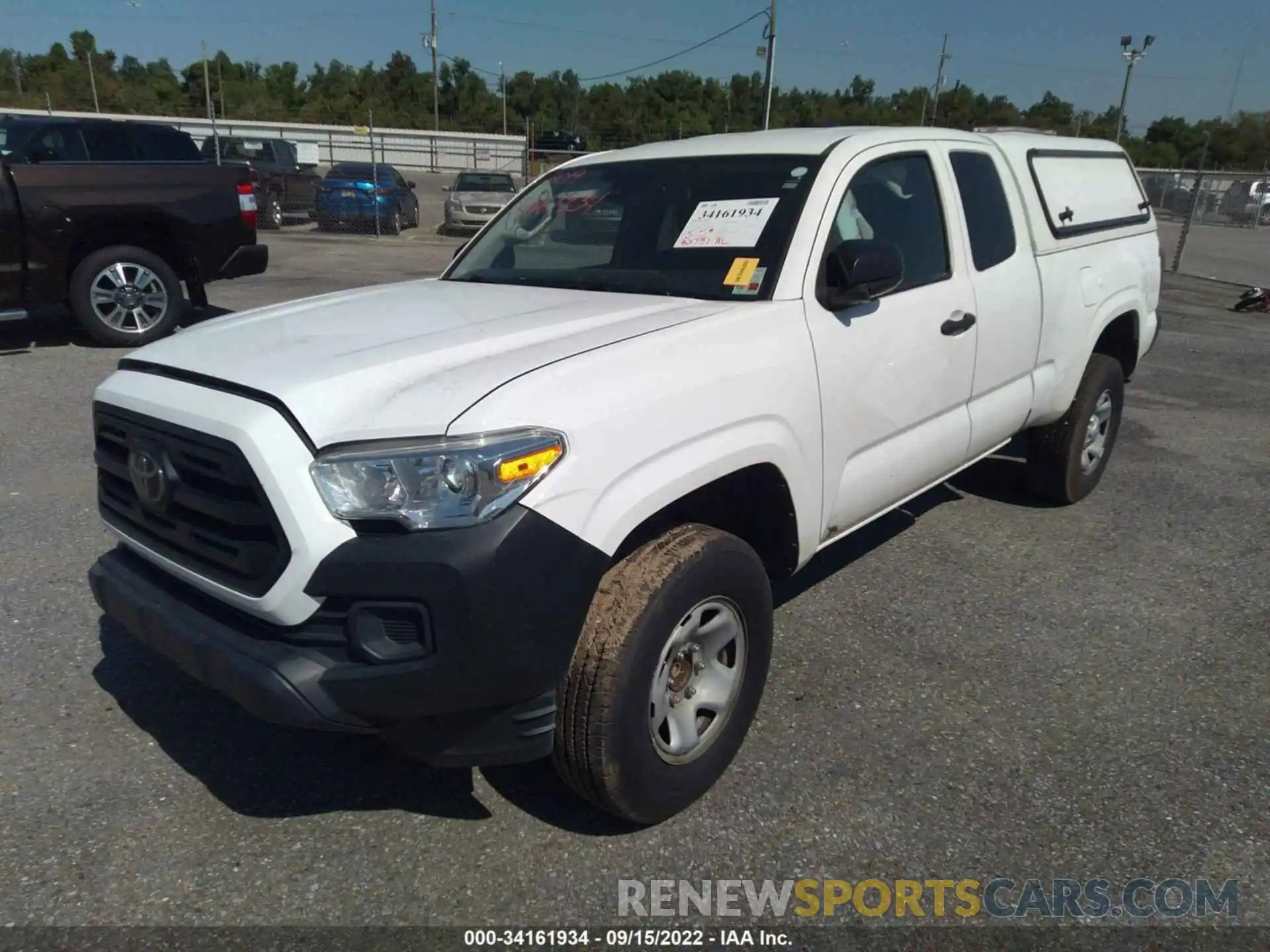 2 Photograph of a damaged car 5TFRX5GN7KX145497 TOYOTA TACOMA 2WD 2019