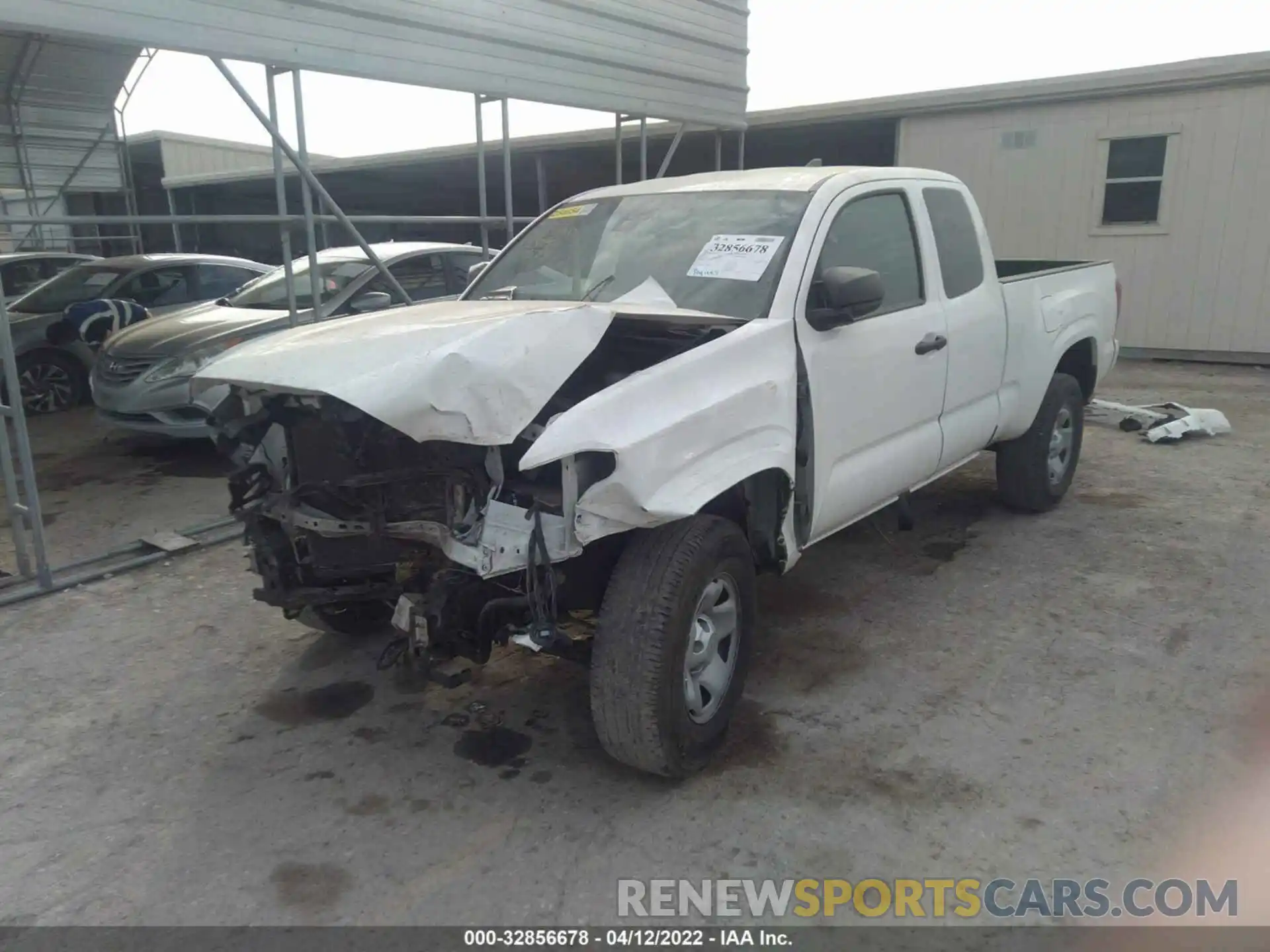 2 Фотография поврежденного автомобиля 5TFRX5GN7KX145757 TOYOTA TACOMA 2WD 2019