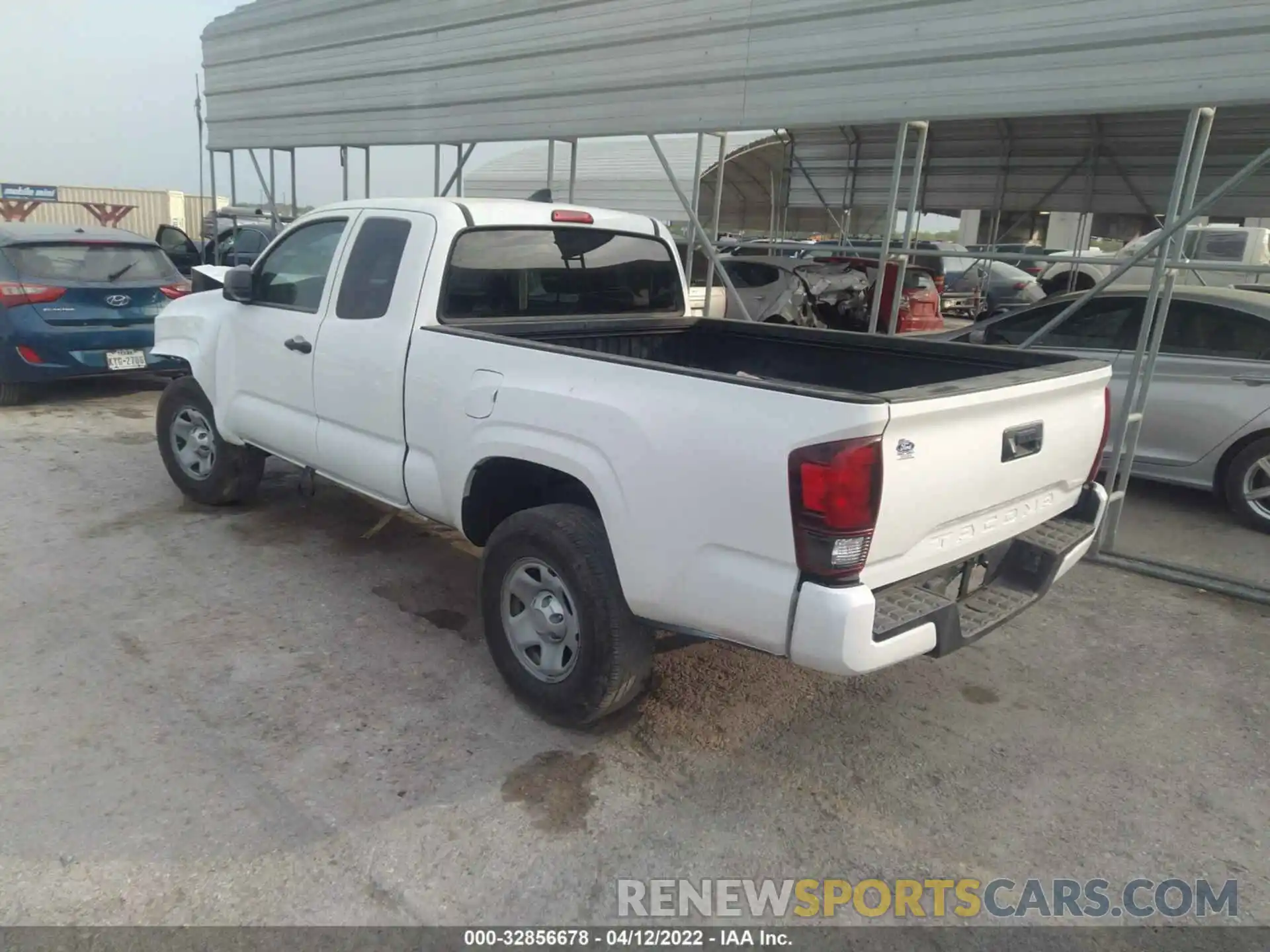 3 Photograph of a damaged car 5TFRX5GN7KX145757 TOYOTA TACOMA 2WD 2019