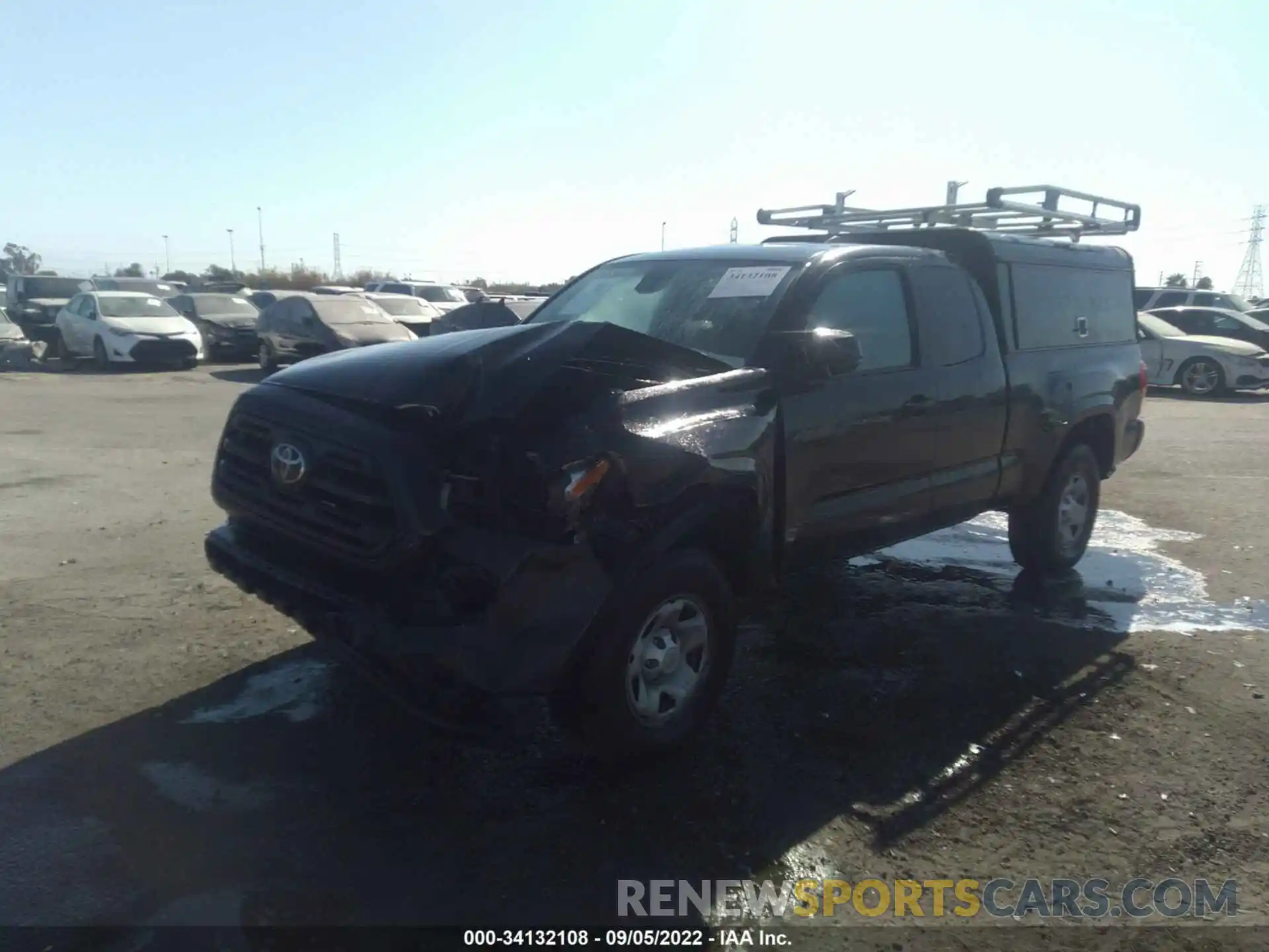 2 Photograph of a damaged car 5TFRX5GN7KX154944 TOYOTA TACOMA 2WD 2019