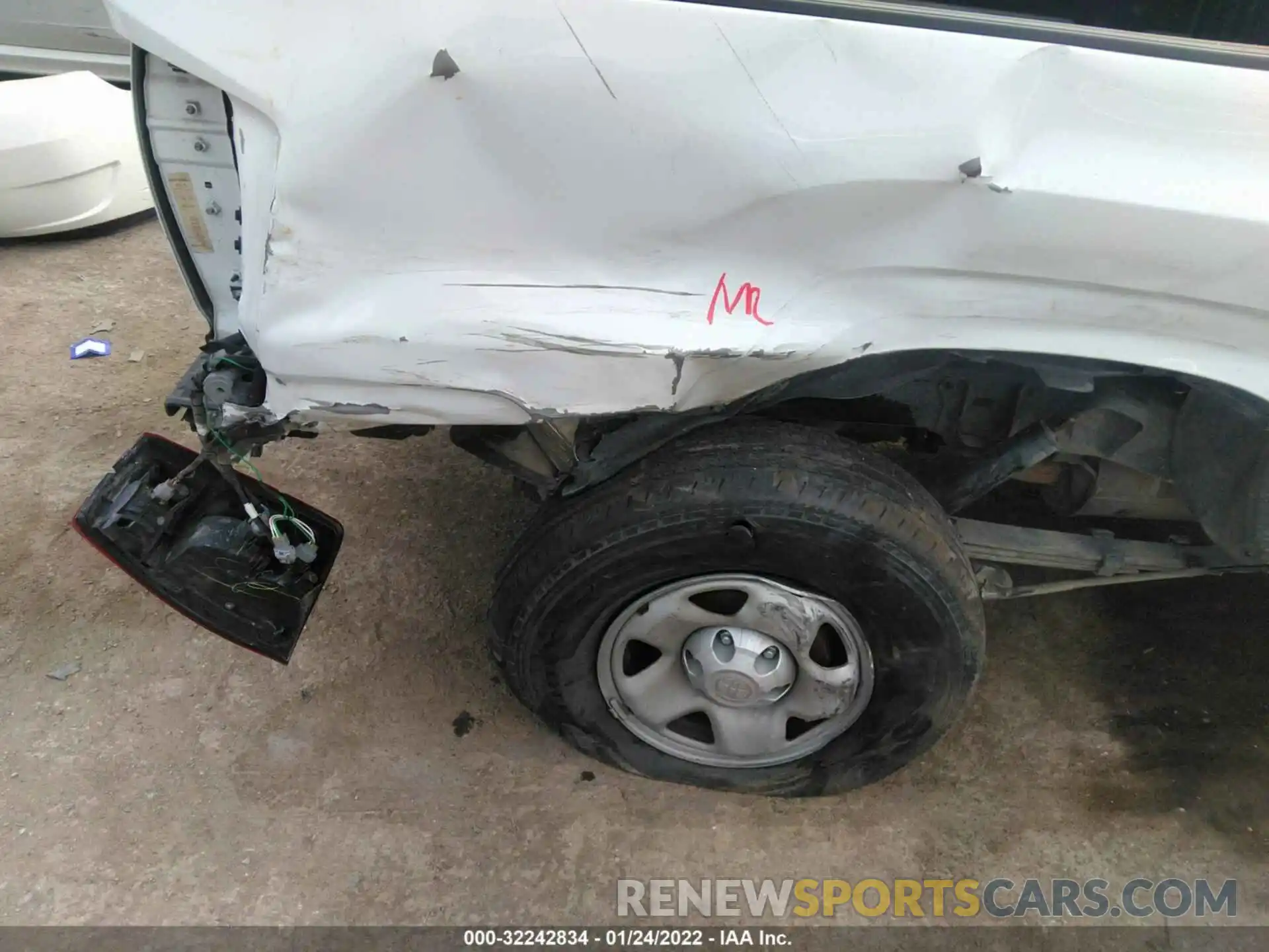 14 Photograph of a damaged car 5TFRX5GN7KX158783 TOYOTA TACOMA 2WD 2019