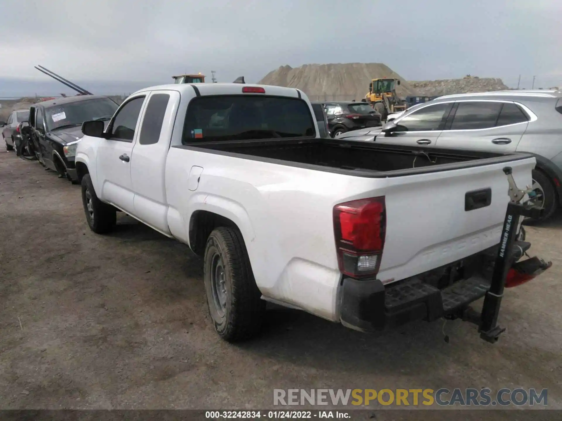 3 Photograph of a damaged car 5TFRX5GN7KX158783 TOYOTA TACOMA 2WD 2019