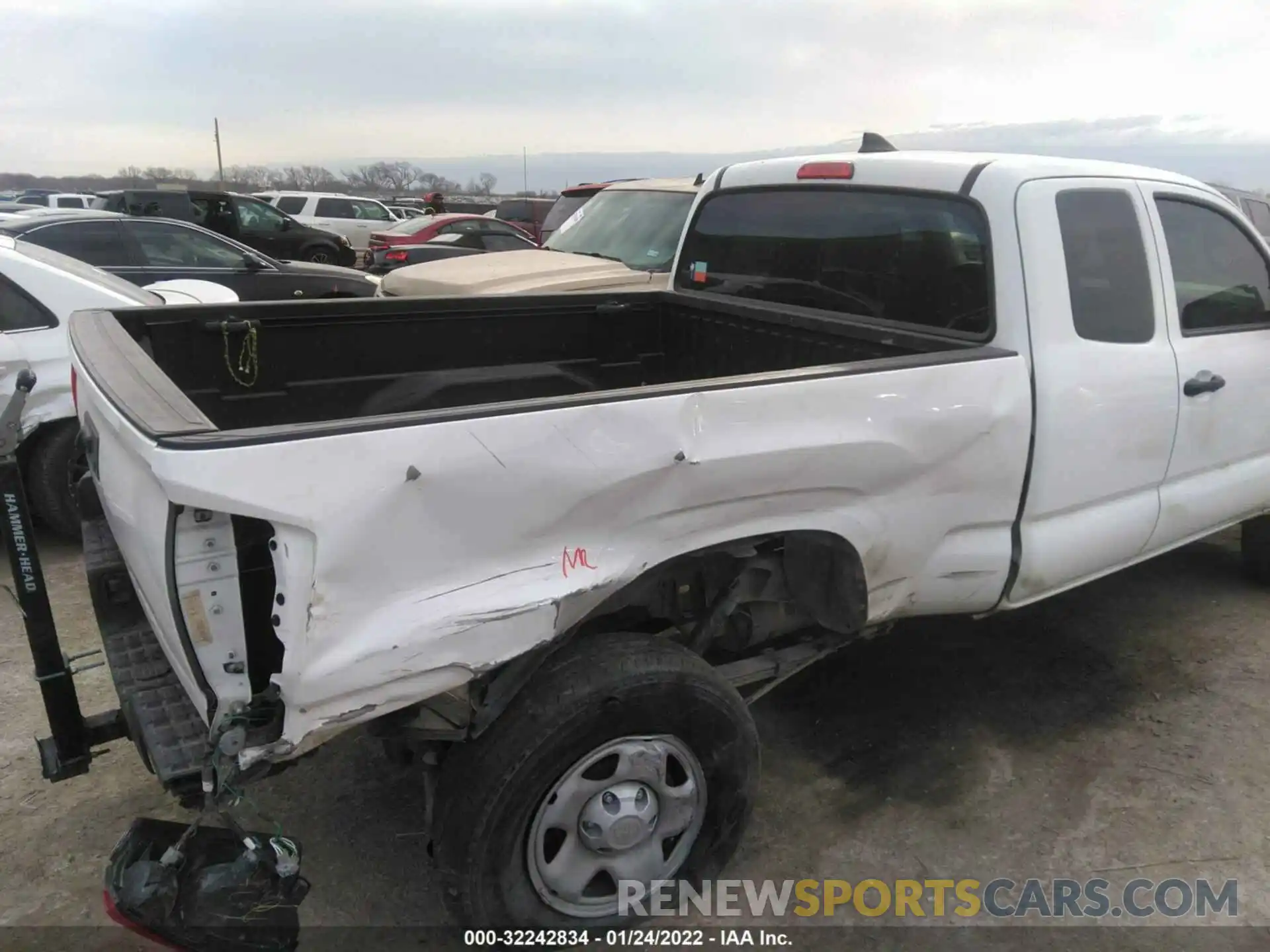 6 Фотография поврежденного автомобиля 5TFRX5GN7KX158783 TOYOTA TACOMA 2WD 2019