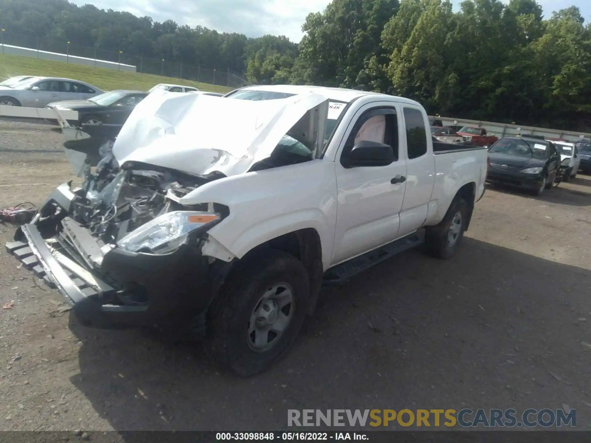 2 Photograph of a damaged car 5TFRX5GN7KX159433 TOYOTA TACOMA 2WD 2019