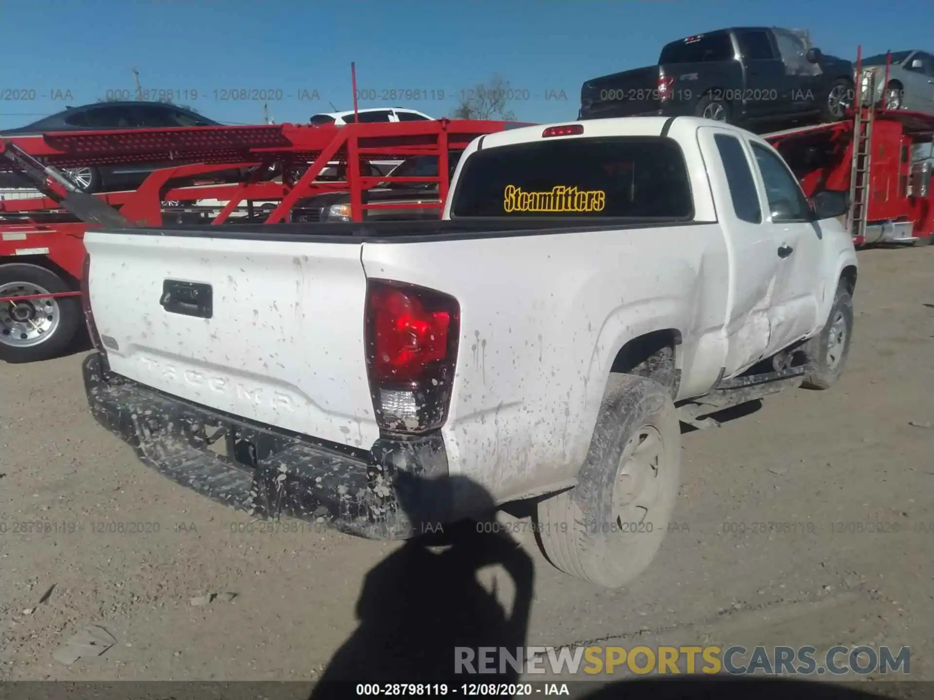 4 Photograph of a damaged car 5TFRX5GN8KX135593 TOYOTA TACOMA 2WD 2019