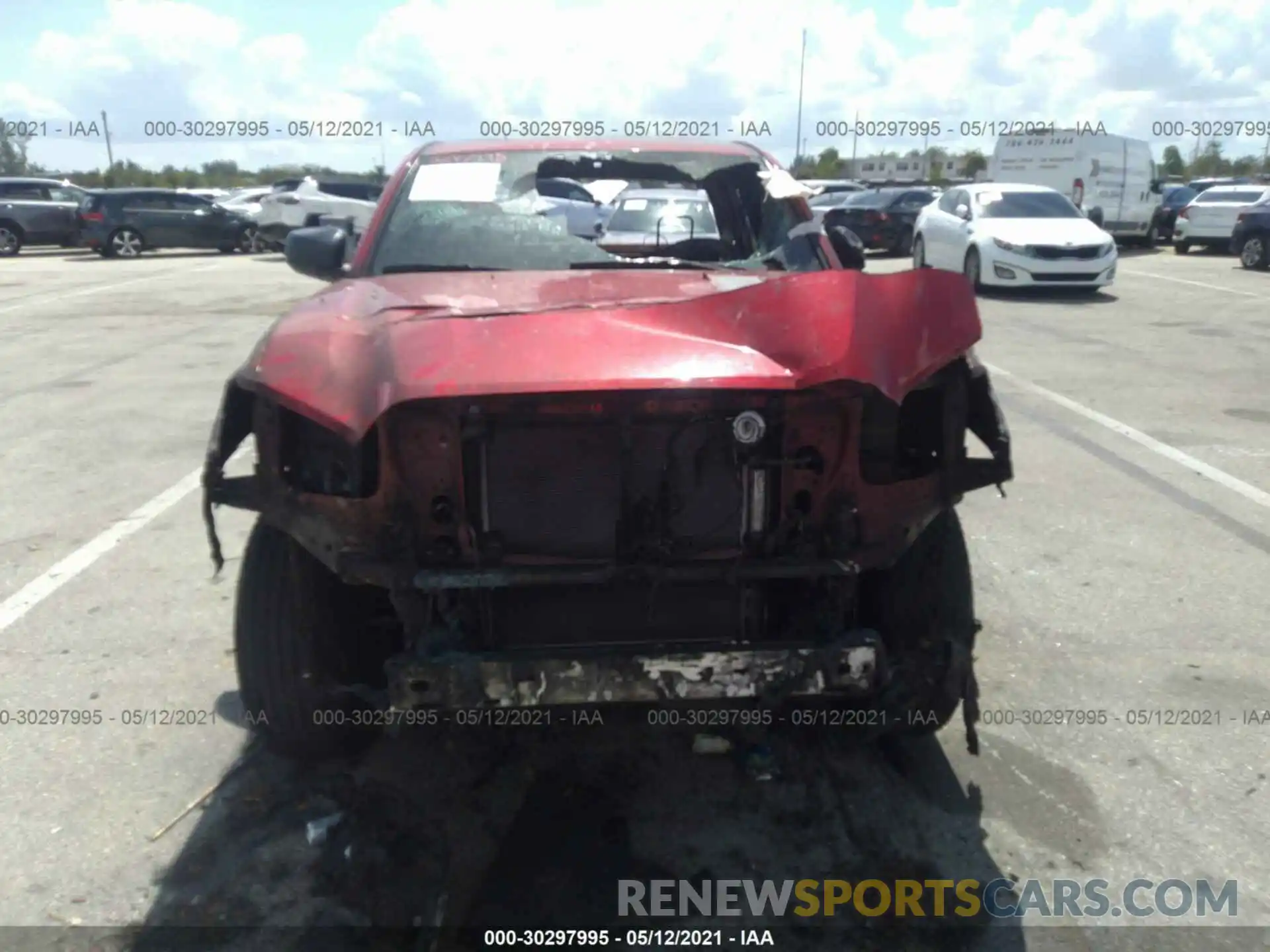 6 Photograph of a damaged car 5TFRX5GN8KX137862 TOYOTA TACOMA 2WD 2019