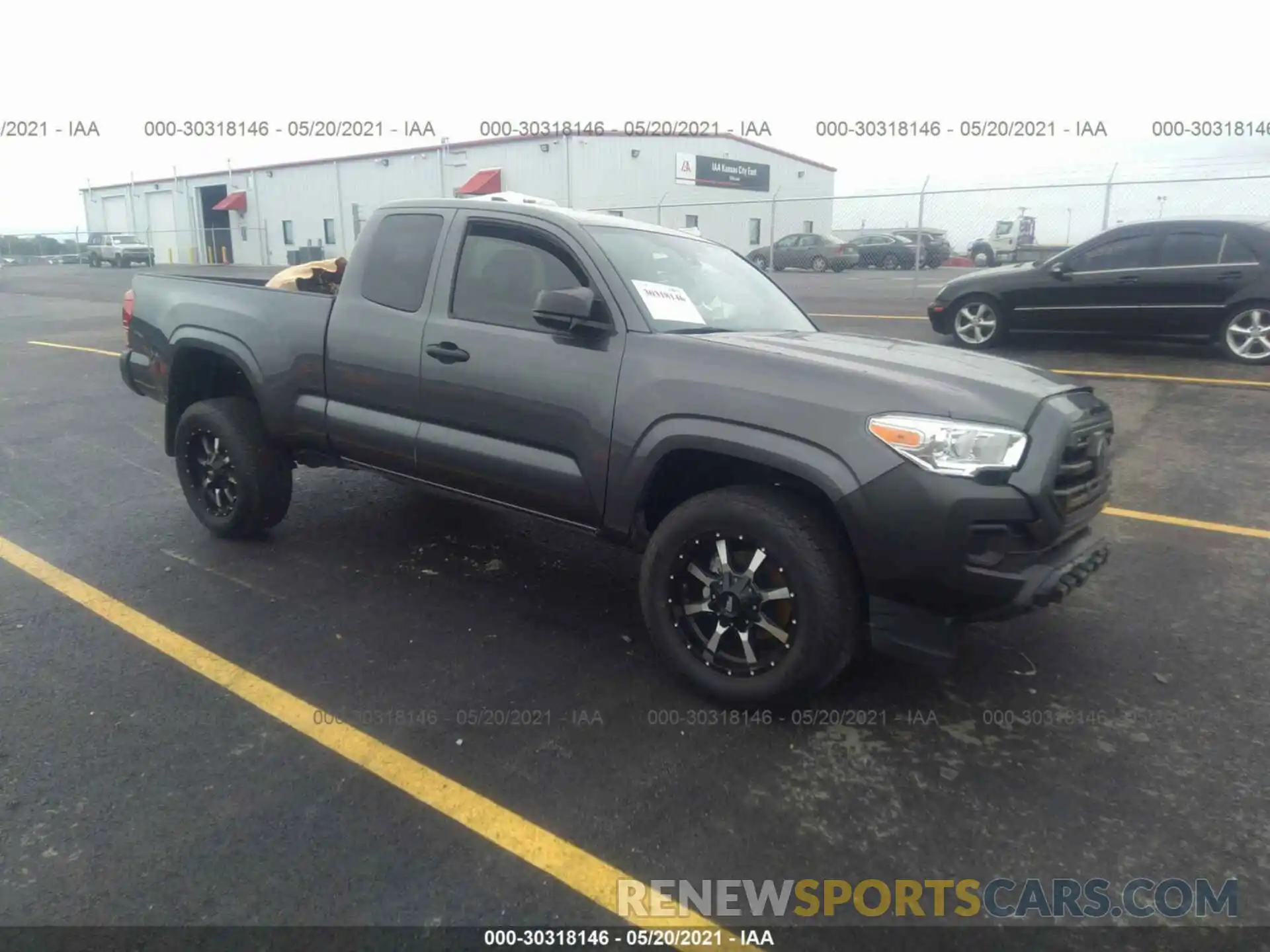 1 Photograph of a damaged car 5TFRX5GN8KX139658 TOYOTA TACOMA 2WD 2019