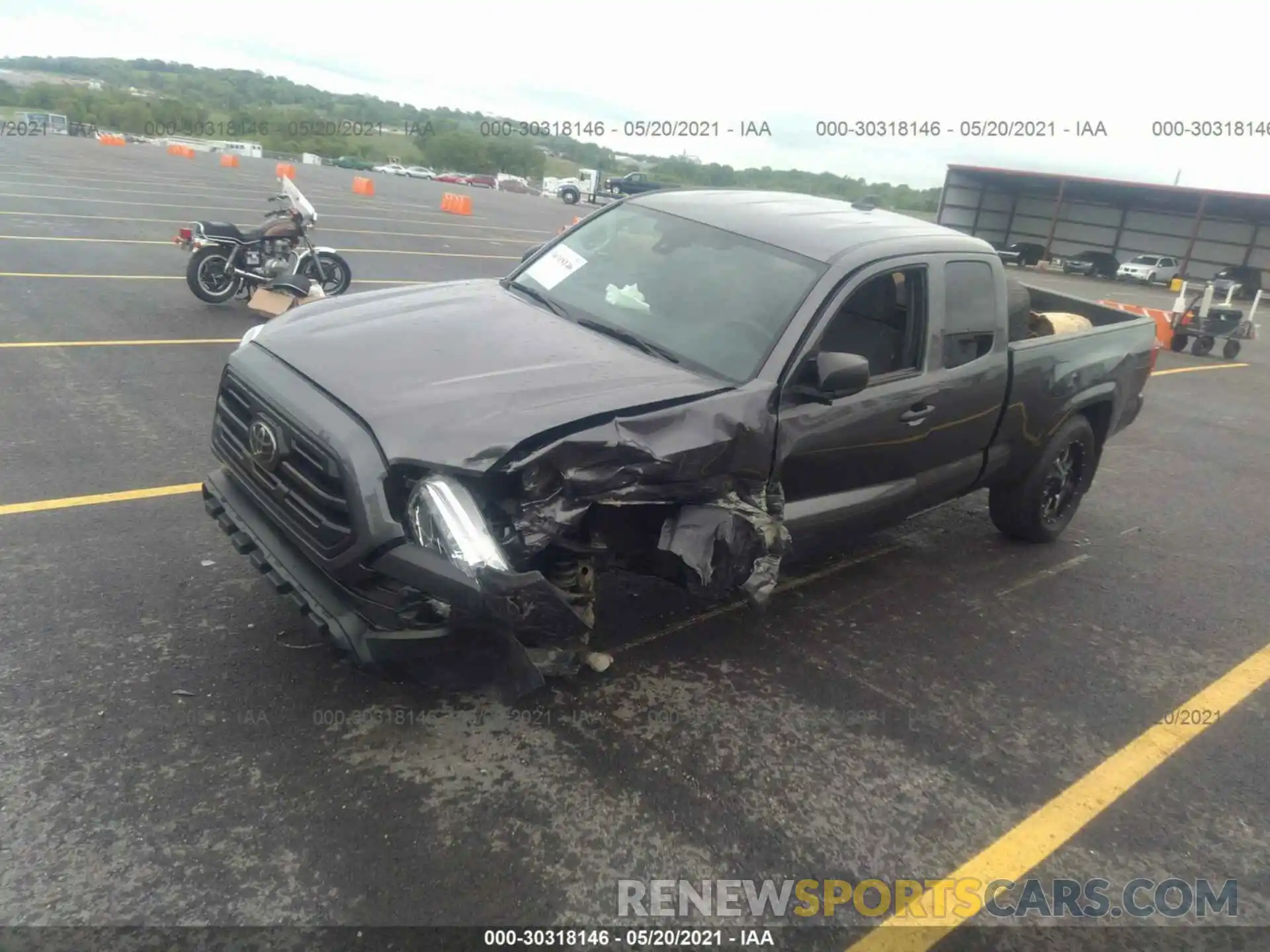 2 Photograph of a damaged car 5TFRX5GN8KX139658 TOYOTA TACOMA 2WD 2019