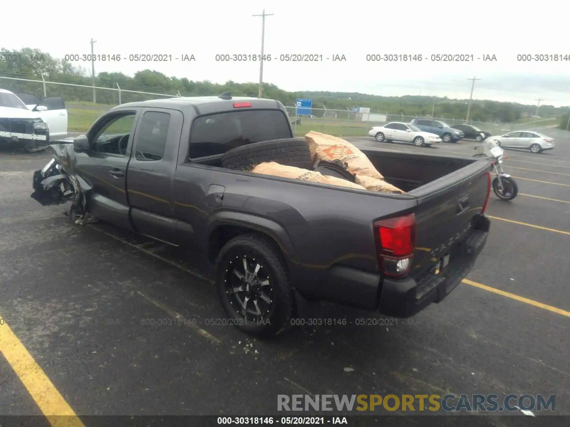 3 Photograph of a damaged car 5TFRX5GN8KX139658 TOYOTA TACOMA 2WD 2019