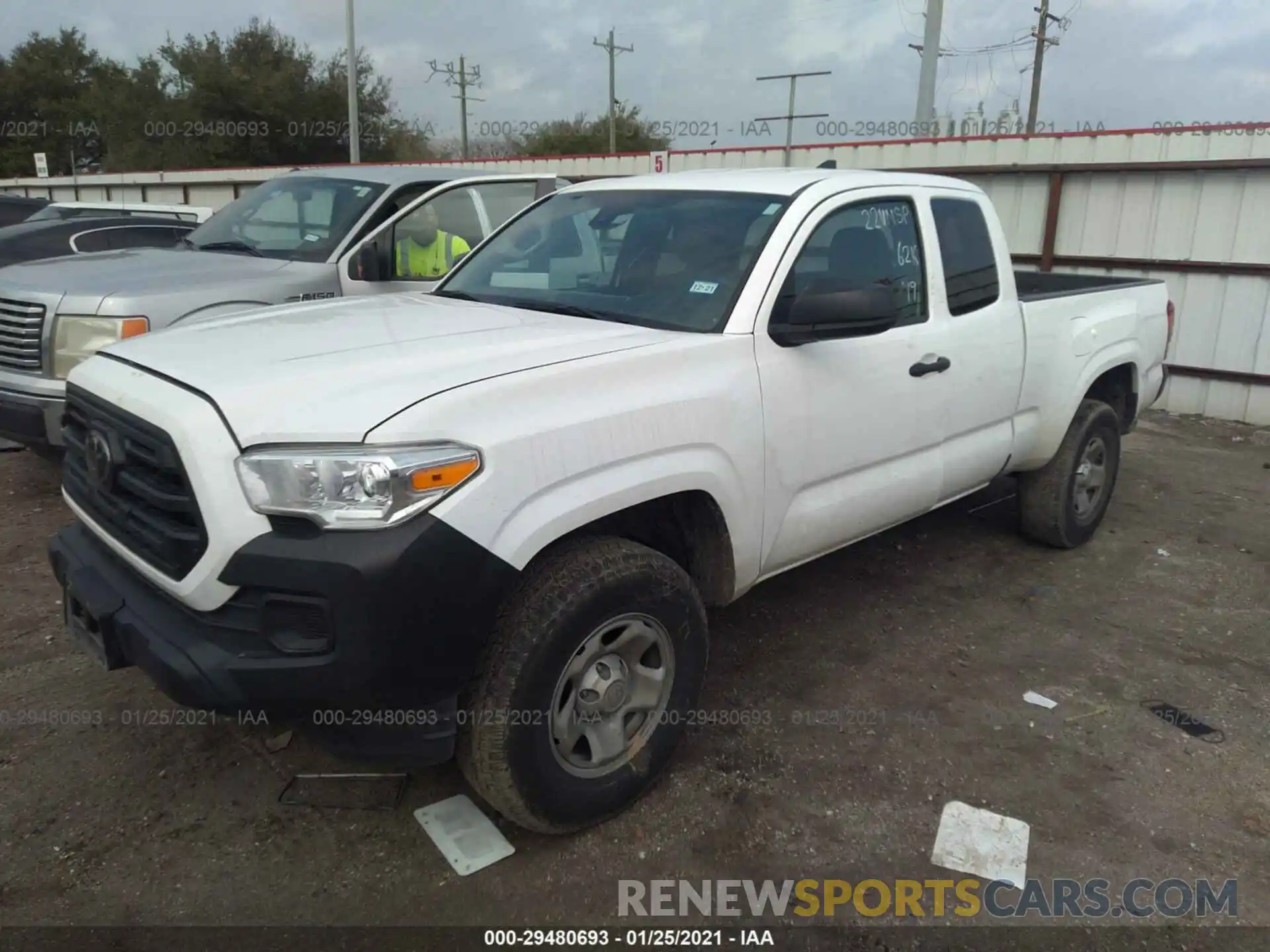 2 Photograph of a damaged car 5TFRX5GN8KX141765 TOYOTA TACOMA 2WD 2019