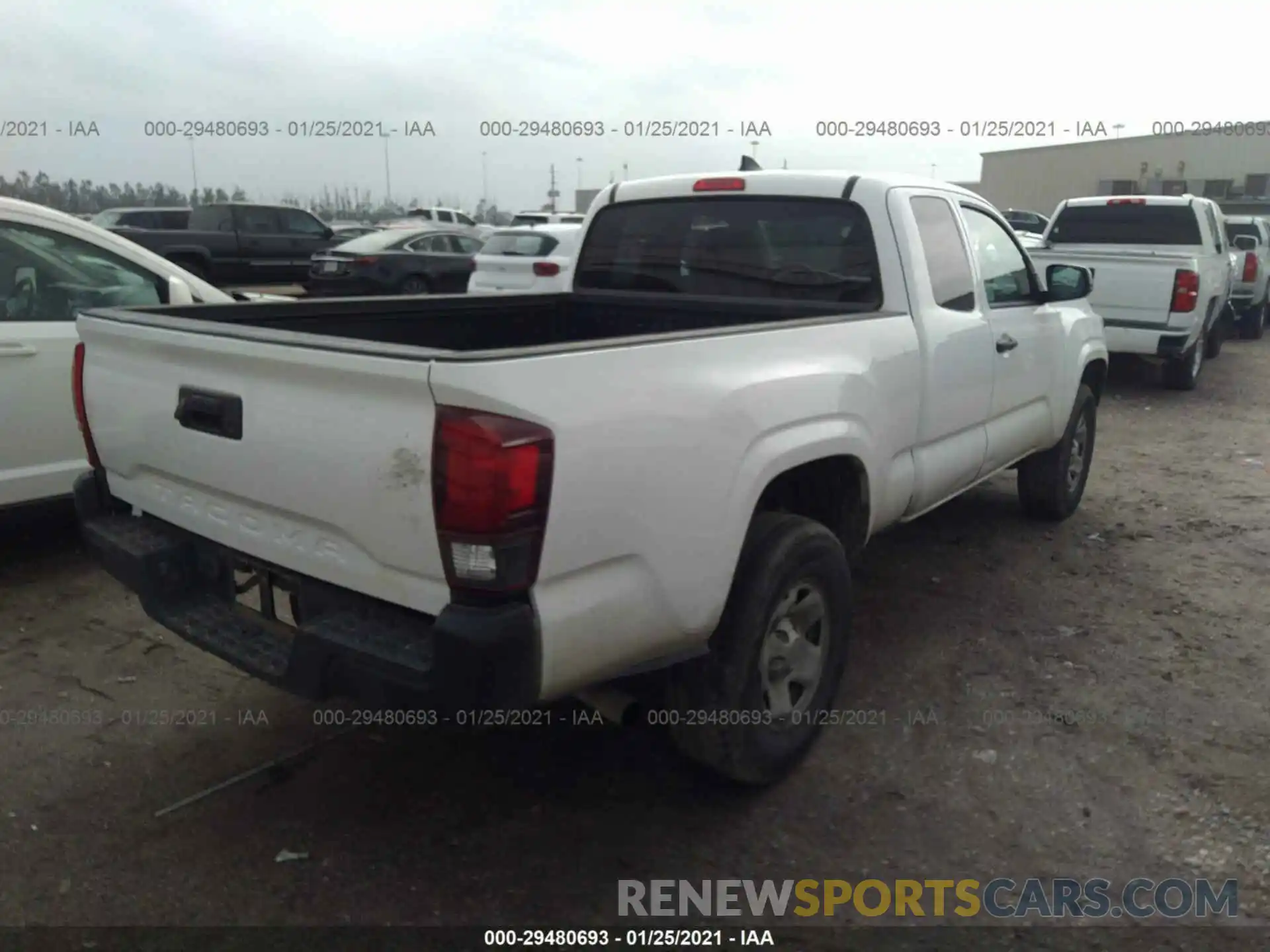 6 Фотография поврежденного автомобиля 5TFRX5GN8KX141765 TOYOTA TACOMA 2WD 2019