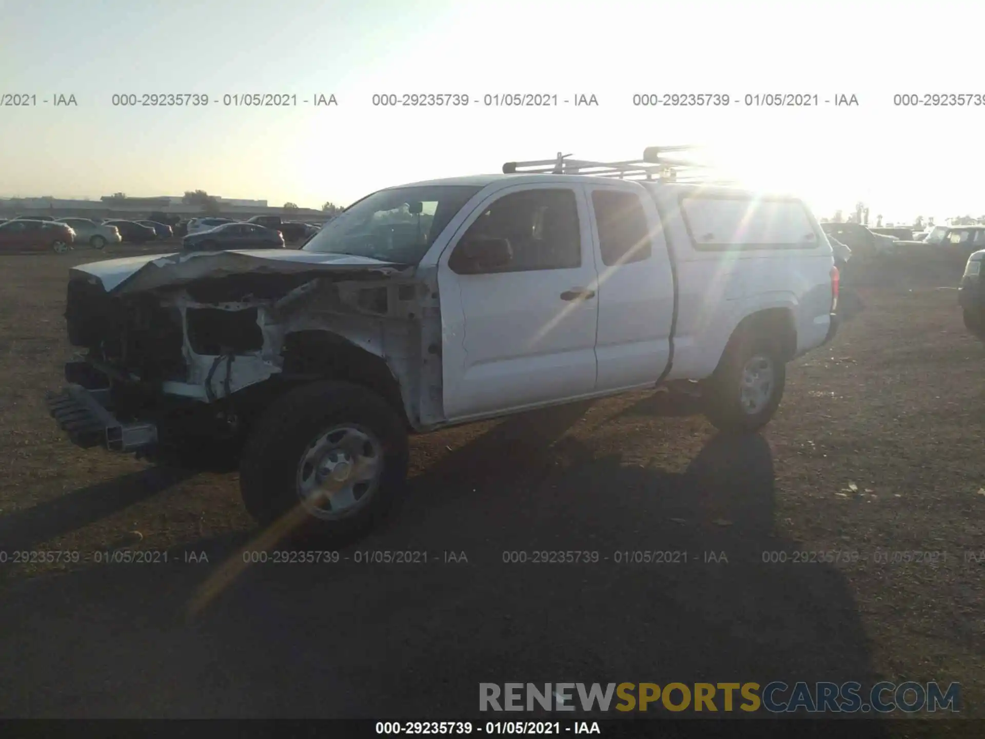 2 Photograph of a damaged car 5TFRX5GN8KX144519 TOYOTA TACOMA 2WD 2019