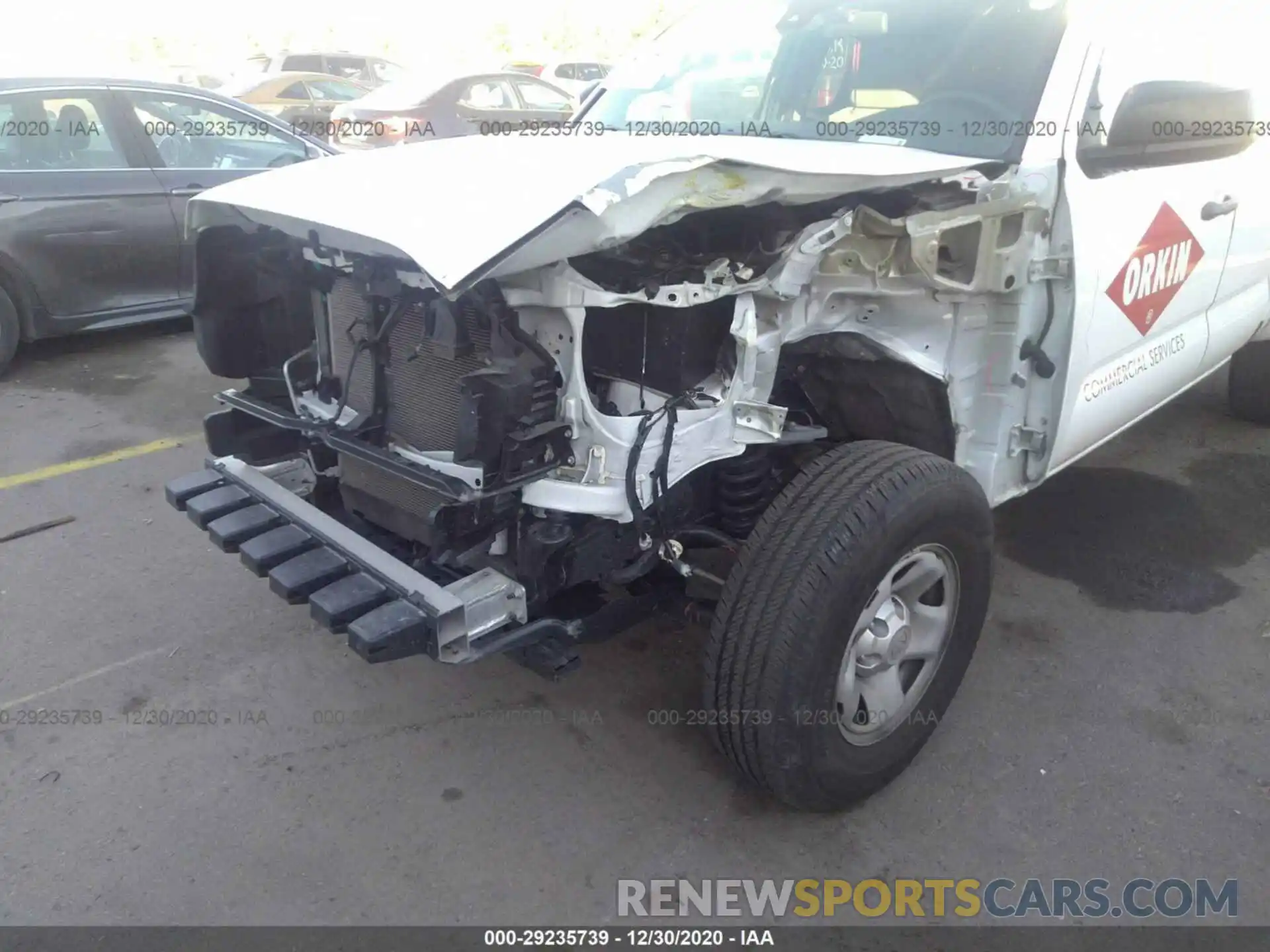 6 Photograph of a damaged car 5TFRX5GN8KX144519 TOYOTA TACOMA 2WD 2019