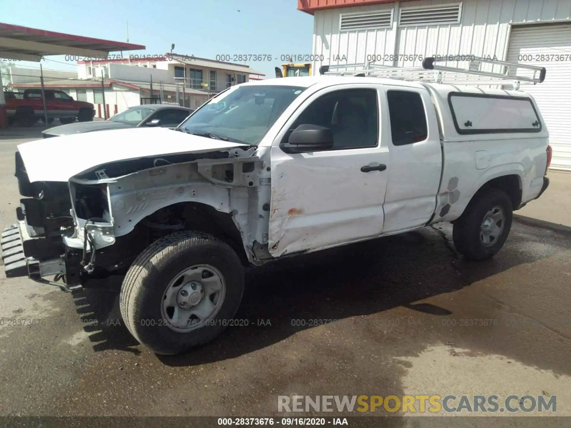 2 Photograph of a damaged car 5TFRX5GN8KX145007 TOYOTA TACOMA 2WD 2019