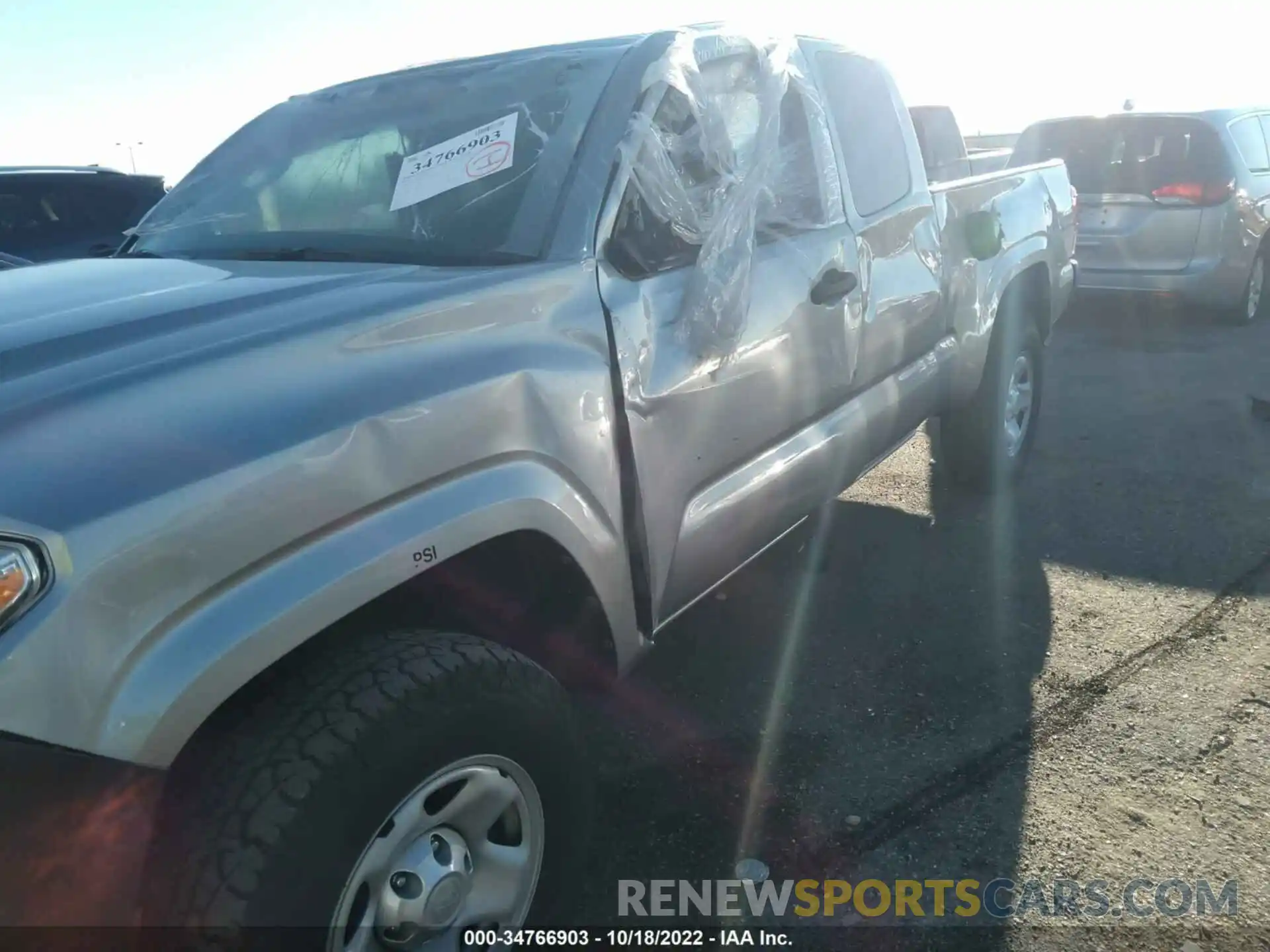 6 Photograph of a damaged car 5TFRX5GN8KX148635 TOYOTA TACOMA 2WD 2019