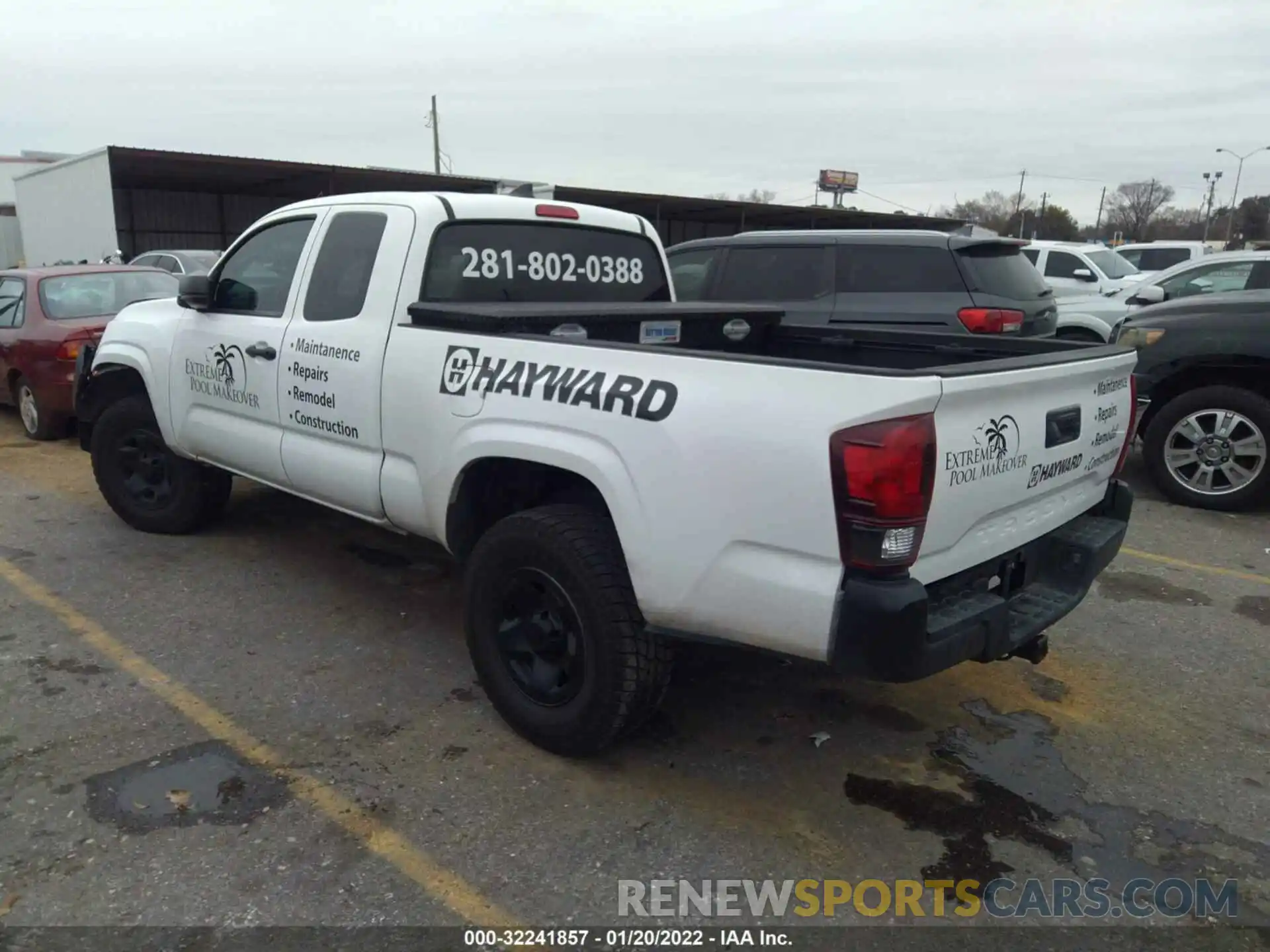 3 Photograph of a damaged car 5TFRX5GN8KX152510 TOYOTA TACOMA 2WD 2019