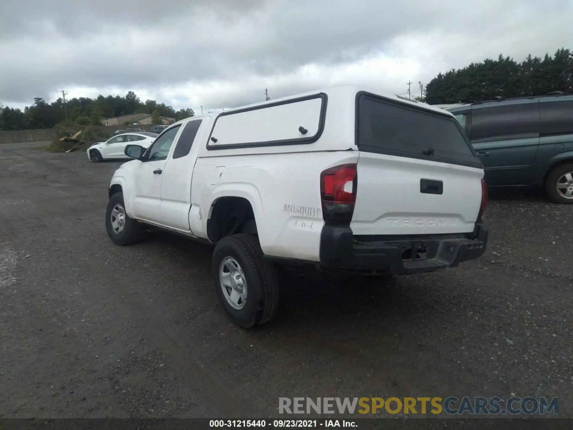 3 Photograph of a damaged car 5TFRX5GN8KX153933 TOYOTA TACOMA 2WD 2019