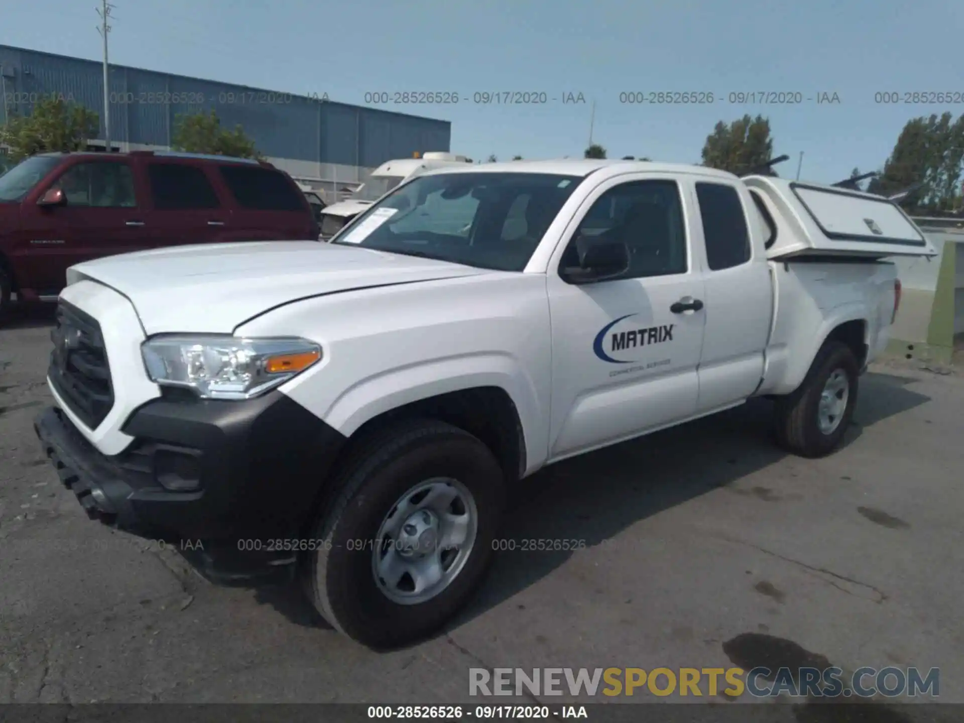 2 Photograph of a damaged car 5TFRX5GN8KX158176 TOYOTA TACOMA 2WD 2019