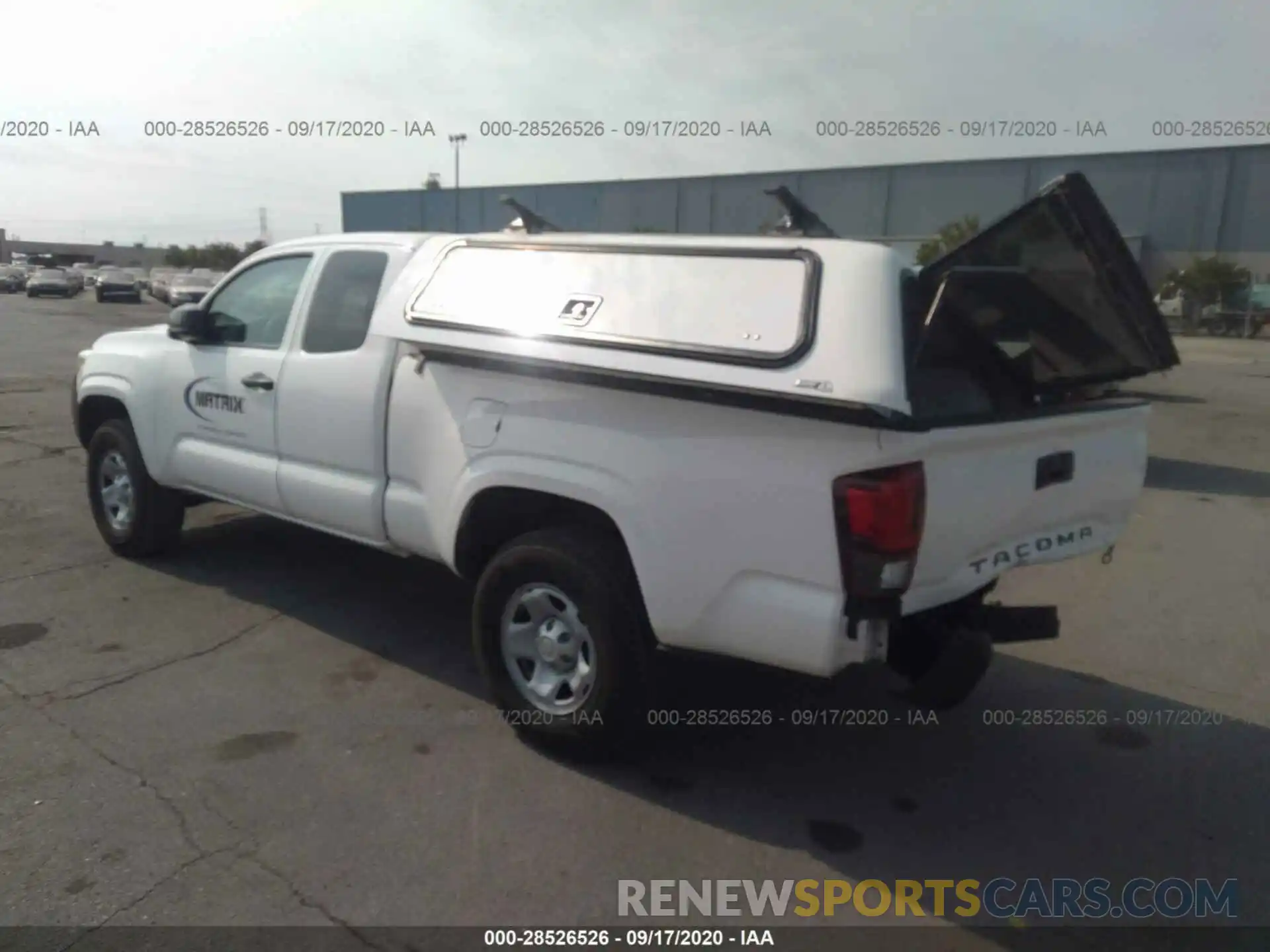 3 Фотография поврежденного автомобиля 5TFRX5GN8KX158176 TOYOTA TACOMA 2WD 2019