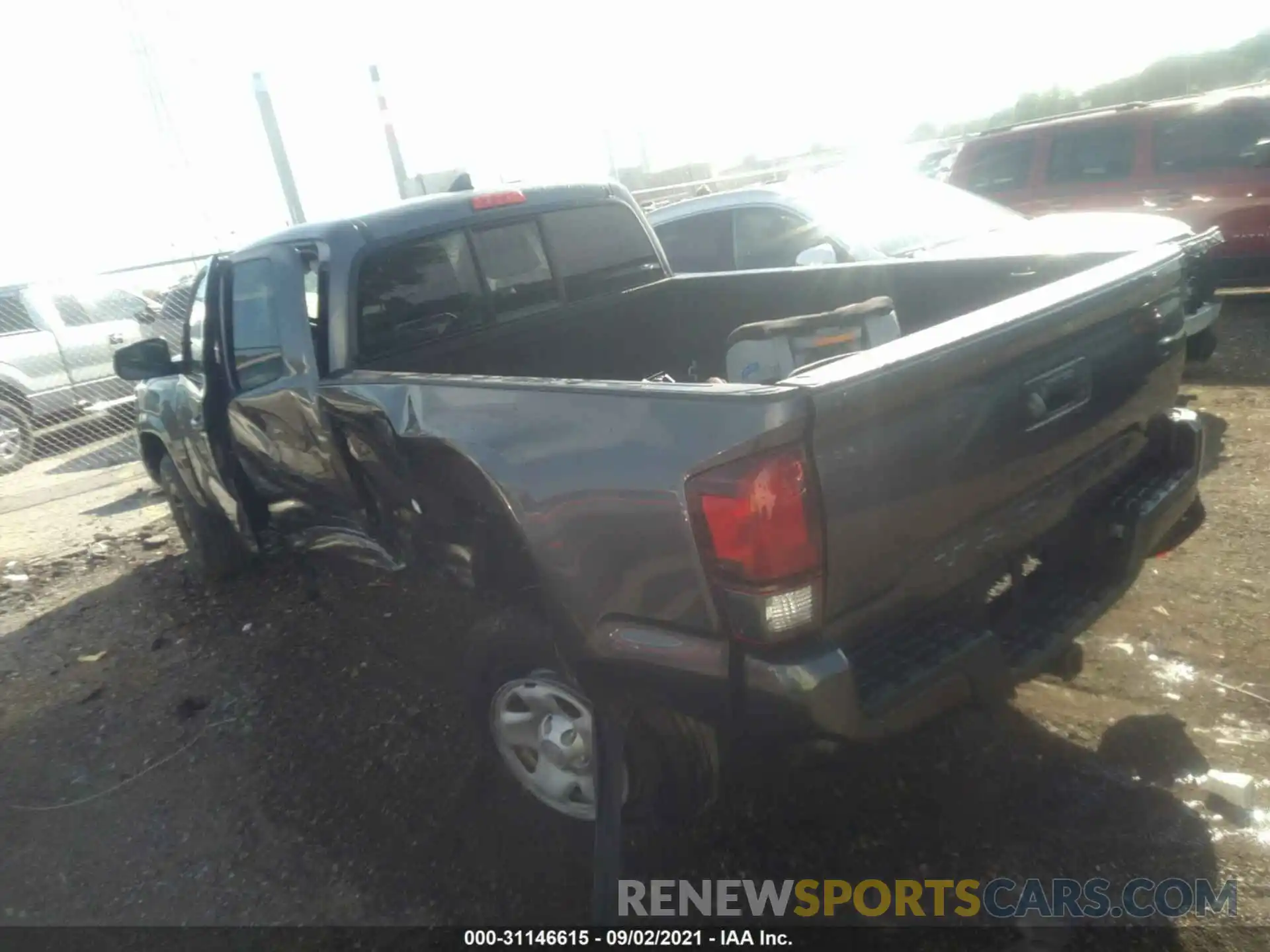 3 Photograph of a damaged car 5TFRX5GN8KX161272 TOYOTA TACOMA 2WD 2019