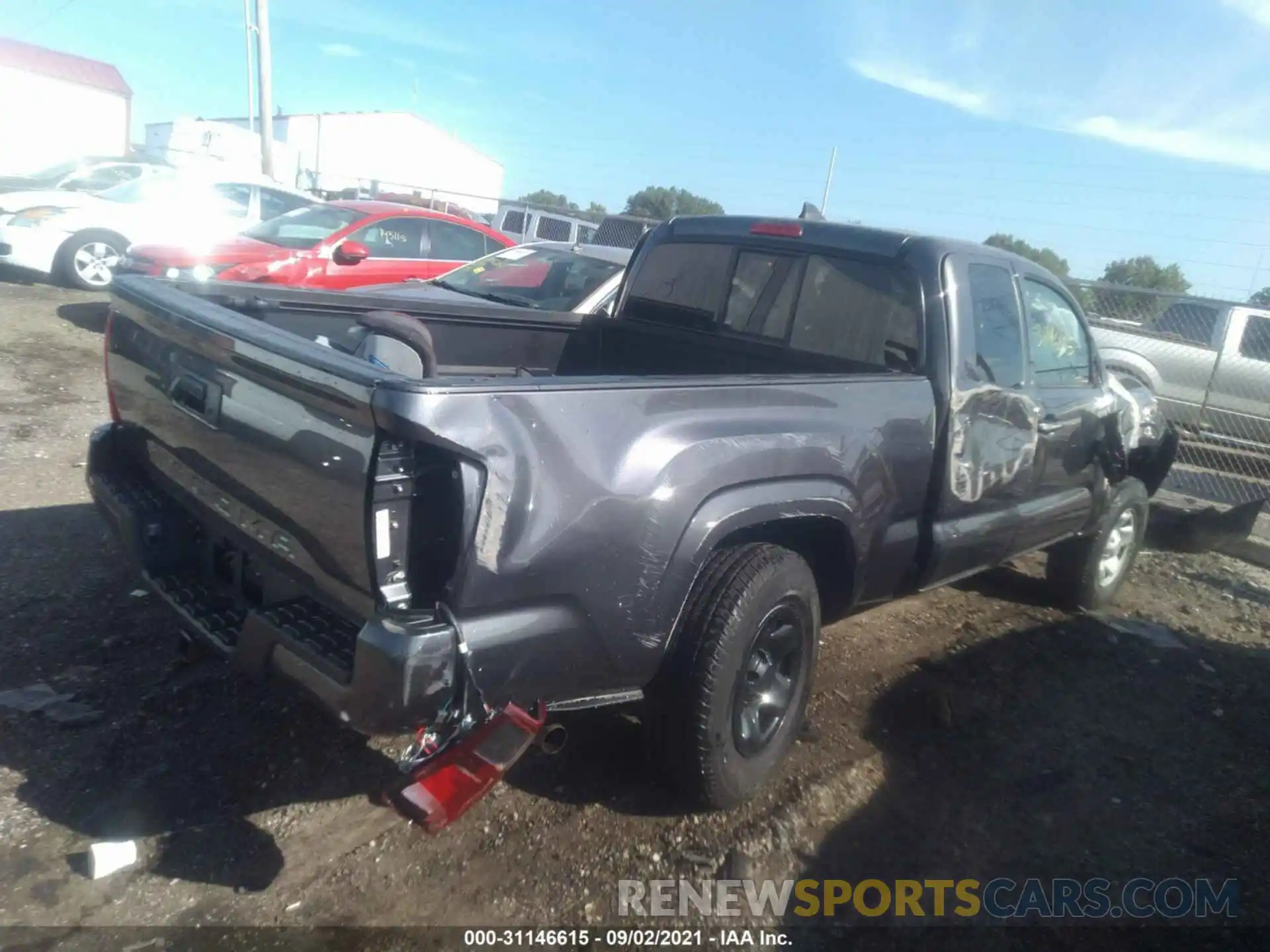 4 Фотография поврежденного автомобиля 5TFRX5GN8KX161272 TOYOTA TACOMA 2WD 2019