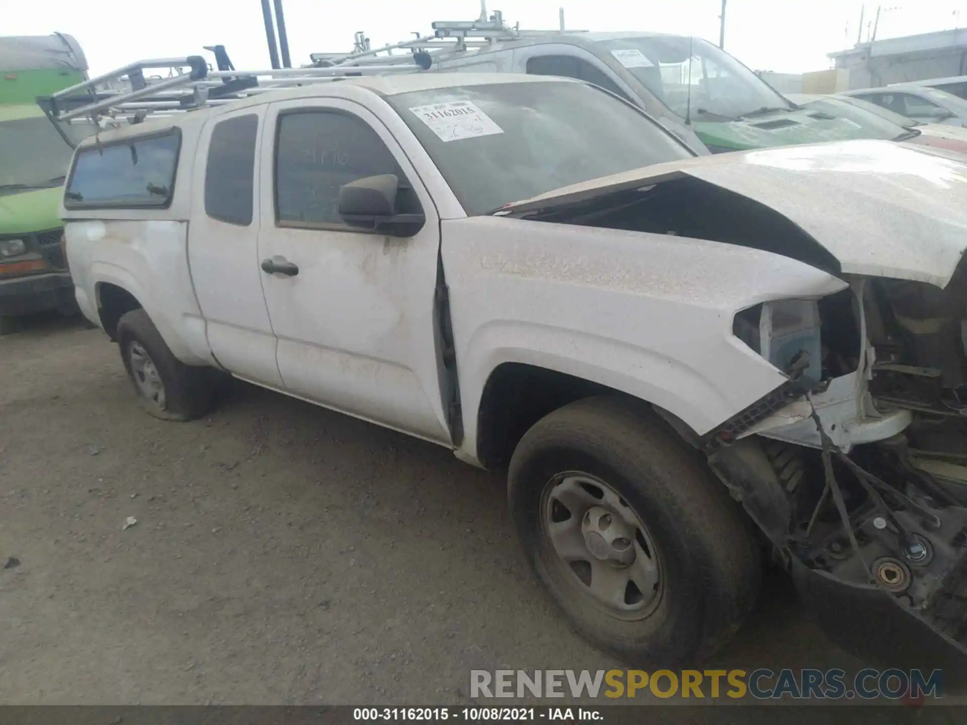 1 Photograph of a damaged car 5TFRX5GN8KX163930 TOYOTA TACOMA 2WD 2019