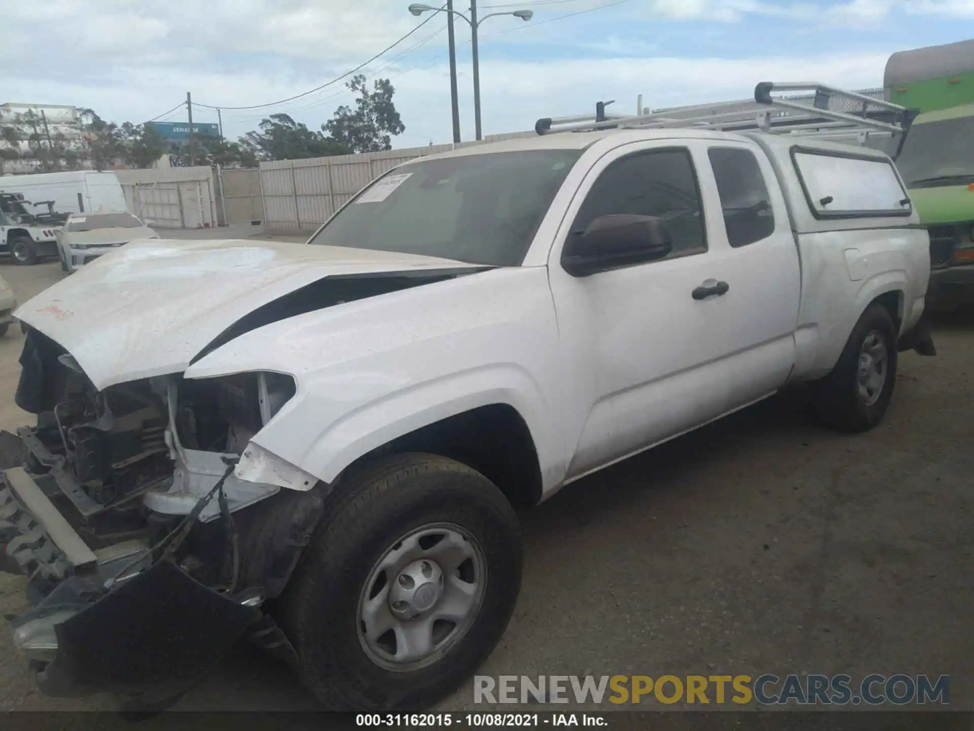 2 Photograph of a damaged car 5TFRX5GN8KX163930 TOYOTA TACOMA 2WD 2019