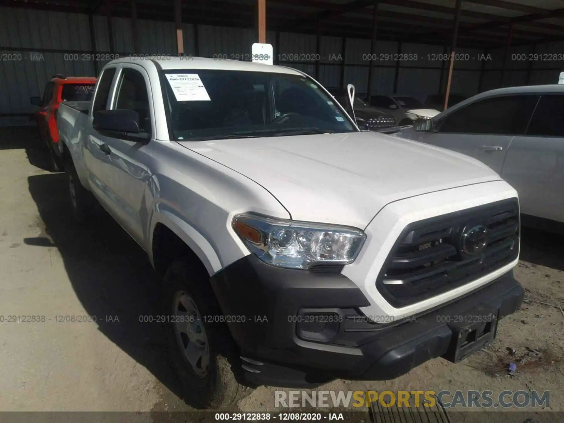 1 Photograph of a damaged car 5TFRX5GN9KX134842 TOYOTA TACOMA 2WD 2019