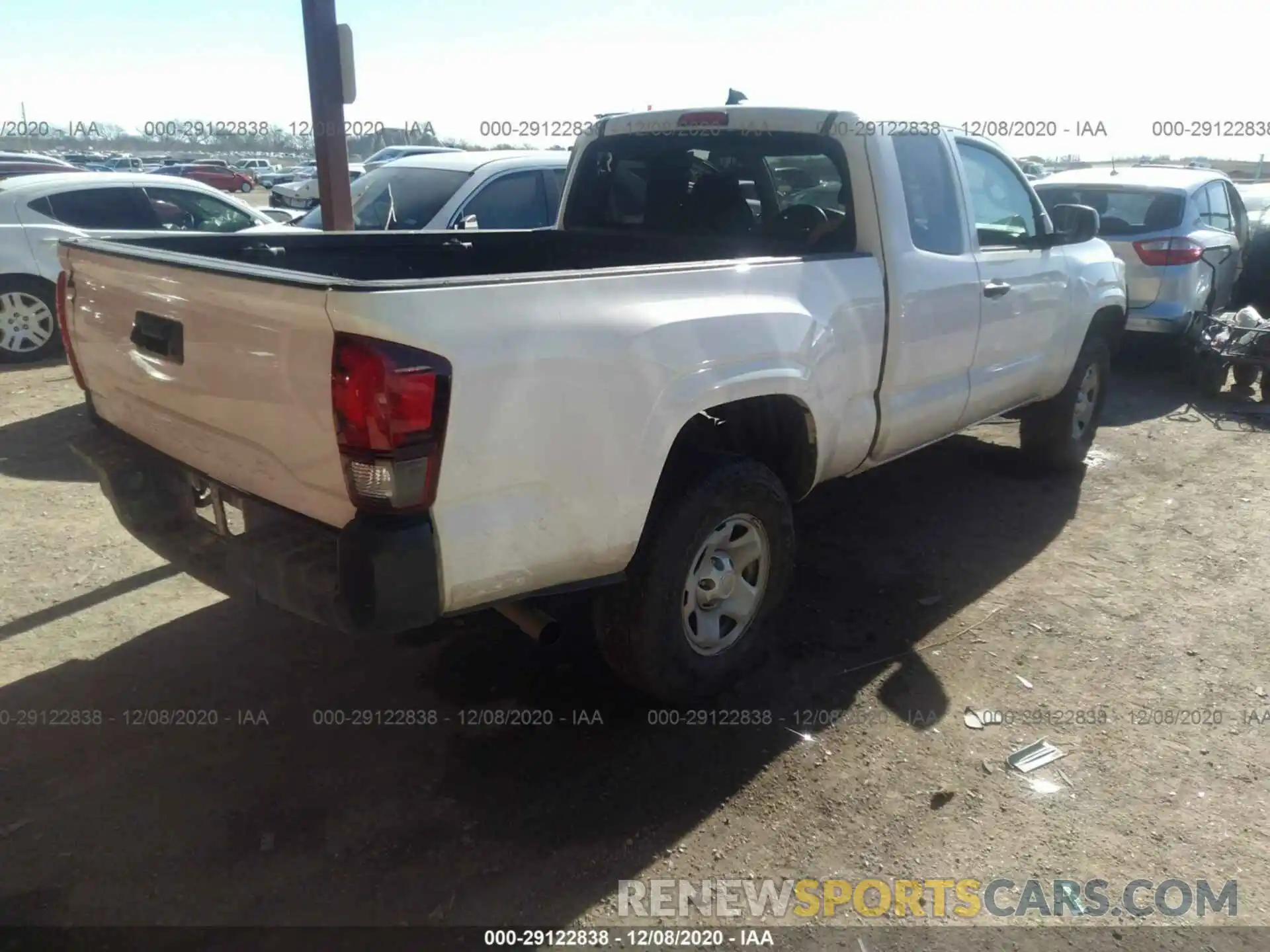 4 Фотография поврежденного автомобиля 5TFRX5GN9KX134842 TOYOTA TACOMA 2WD 2019