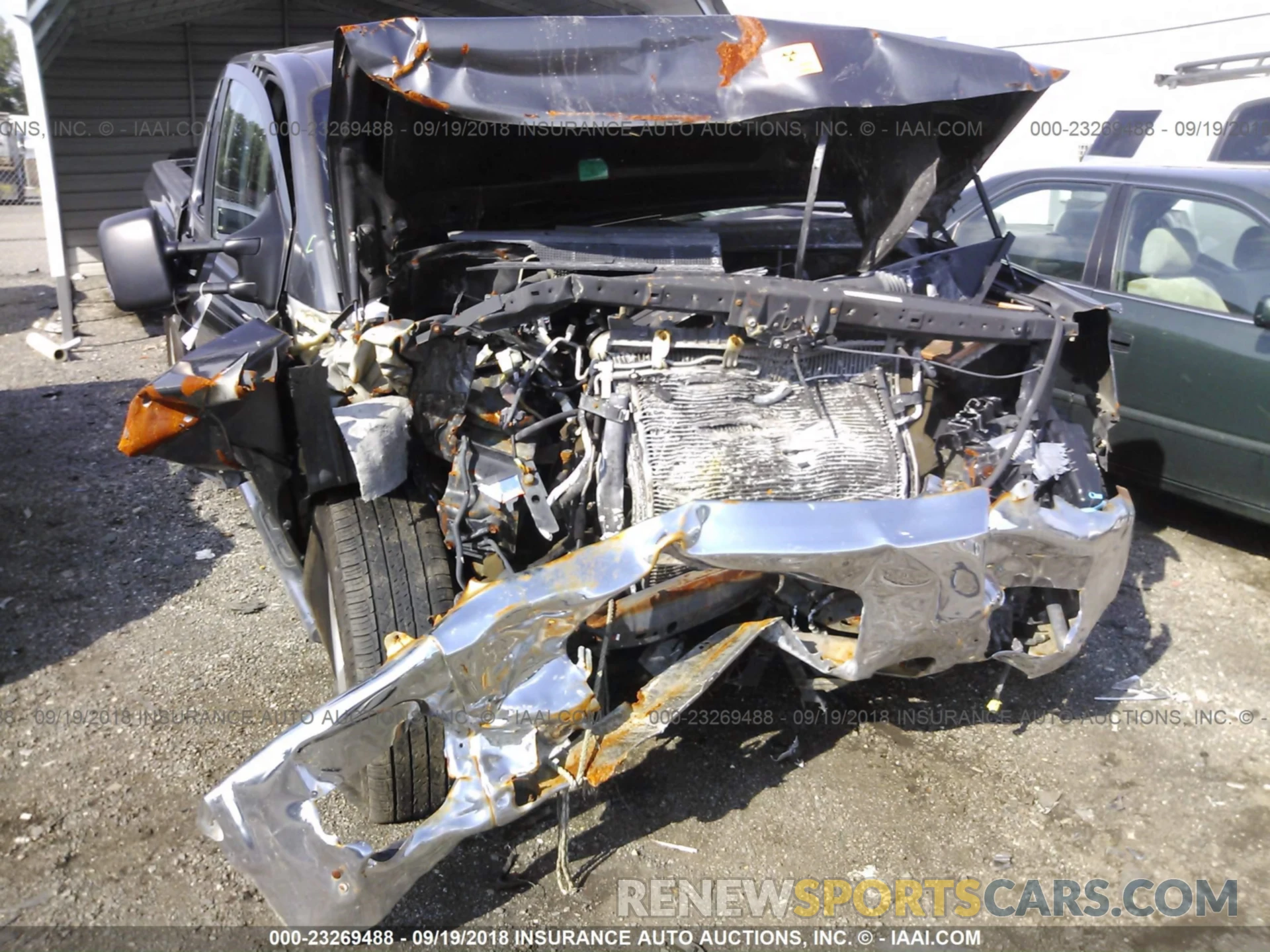 6 Фотография поврежденного автомобиля 5TFRX5GN9KX137384 TOYOTA TACOMA 2WD 2019