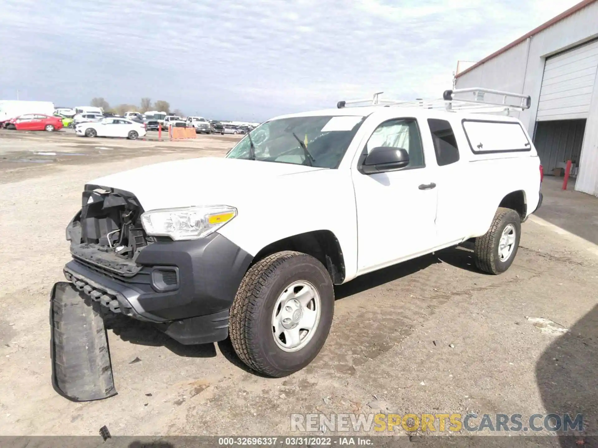 2 Photograph of a damaged car 5TFRX5GN9KX147882 TOYOTA TACOMA 2WD 2019