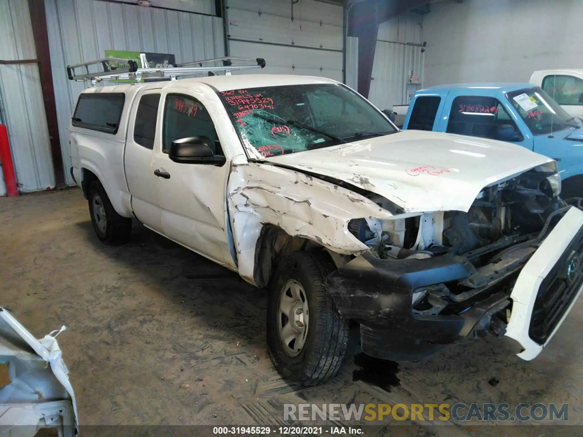 1 Photograph of a damaged car 5TFRX5GN9KX148269 TOYOTA TACOMA 2WD 2019