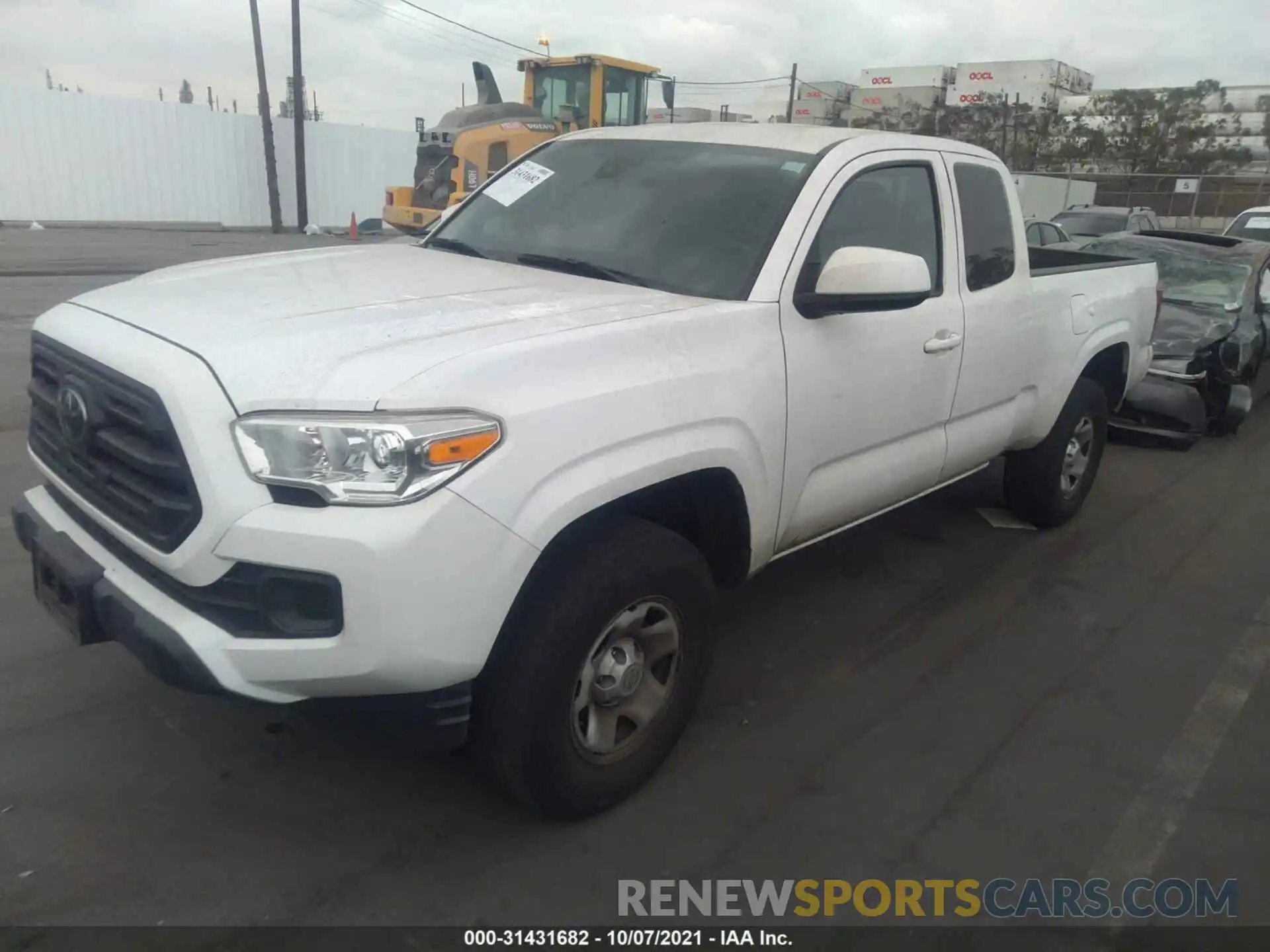 2 Photograph of a damaged car 5TFRX5GN9KX148790 TOYOTA TACOMA 2WD 2019