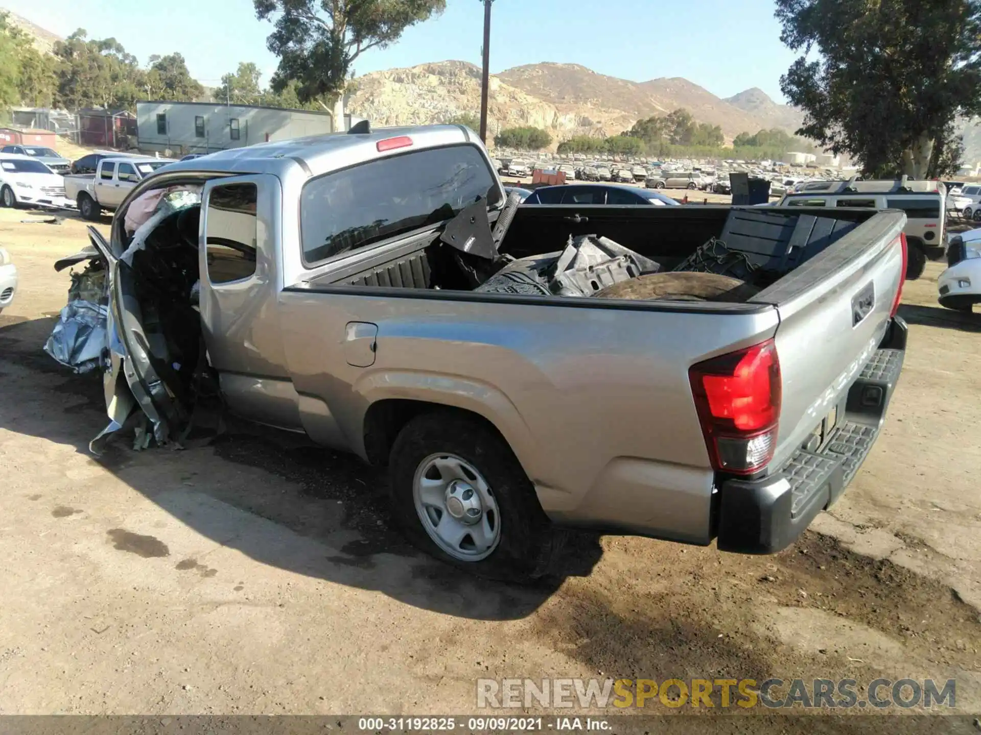 3 Photograph of a damaged car 5TFRX5GN9KX153228 TOYOTA TACOMA 2WD 2019