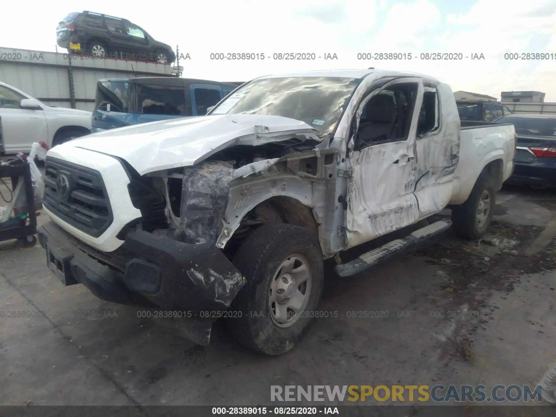 2 Photograph of a damaged car 5TFRX5GN9KX155321 TOYOTA TACOMA 2WD 2019