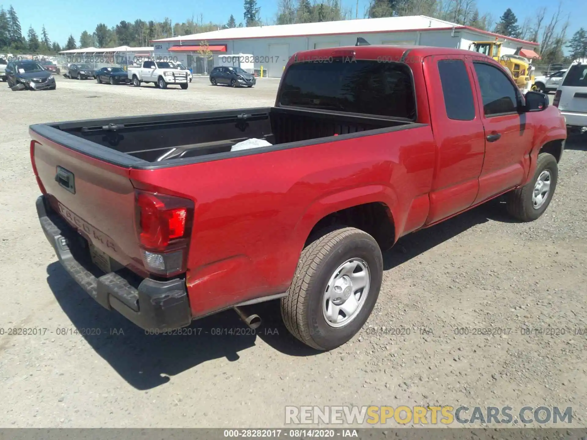 4 Photograph of a damaged car 5TFRX5GN9KX158378 TOYOTA TACOMA 2WD 2019