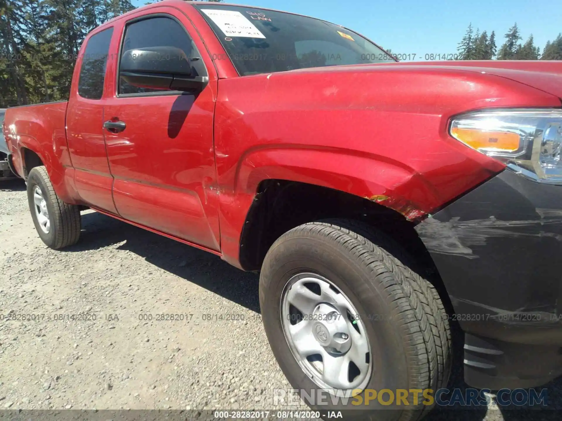 6 Фотография поврежденного автомобиля 5TFRX5GN9KX158378 TOYOTA TACOMA 2WD 2019