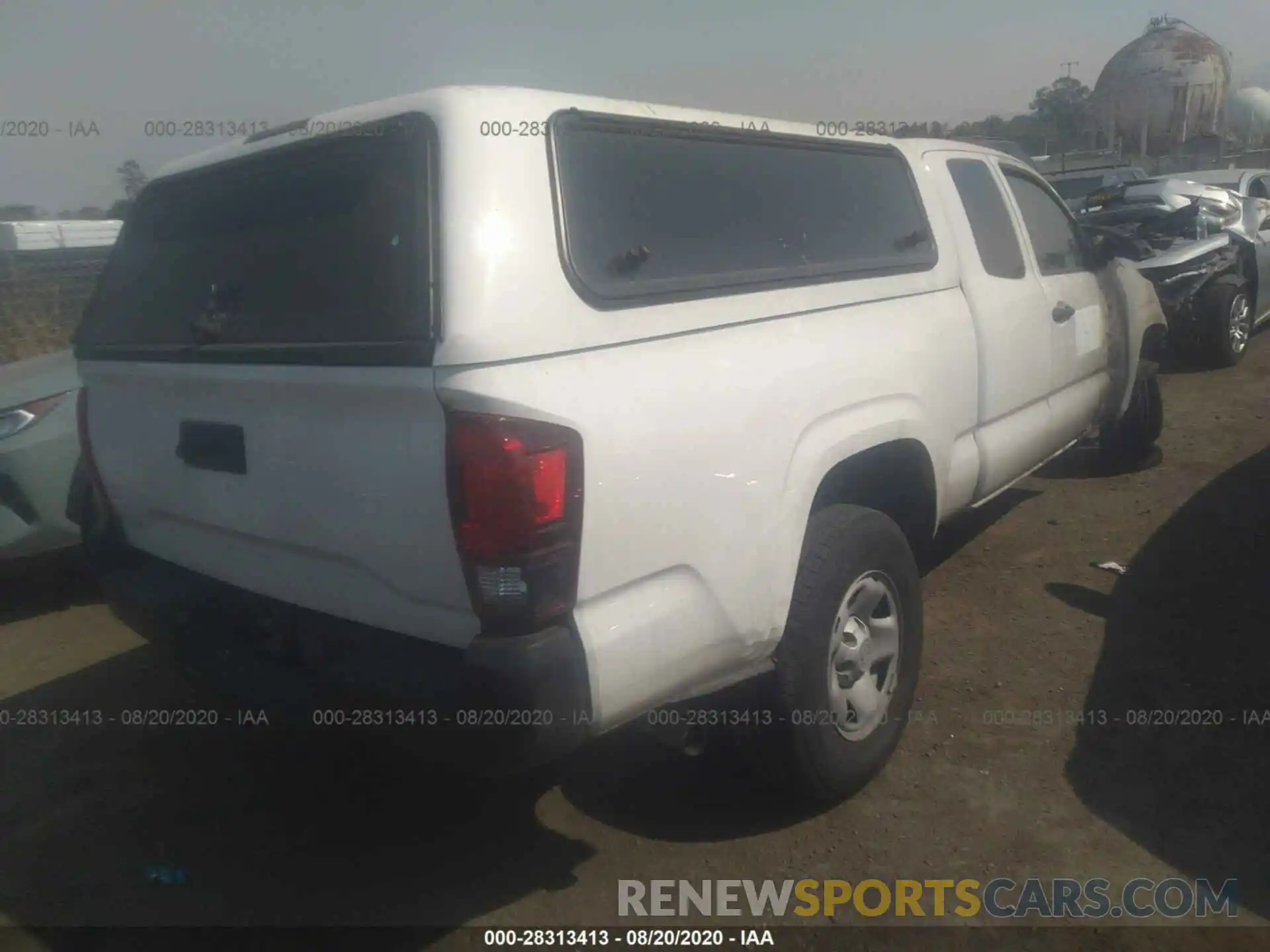 4 Фотография поврежденного автомобиля 5TFRX5GN9KX162933 TOYOTA TACOMA 2WD 2019