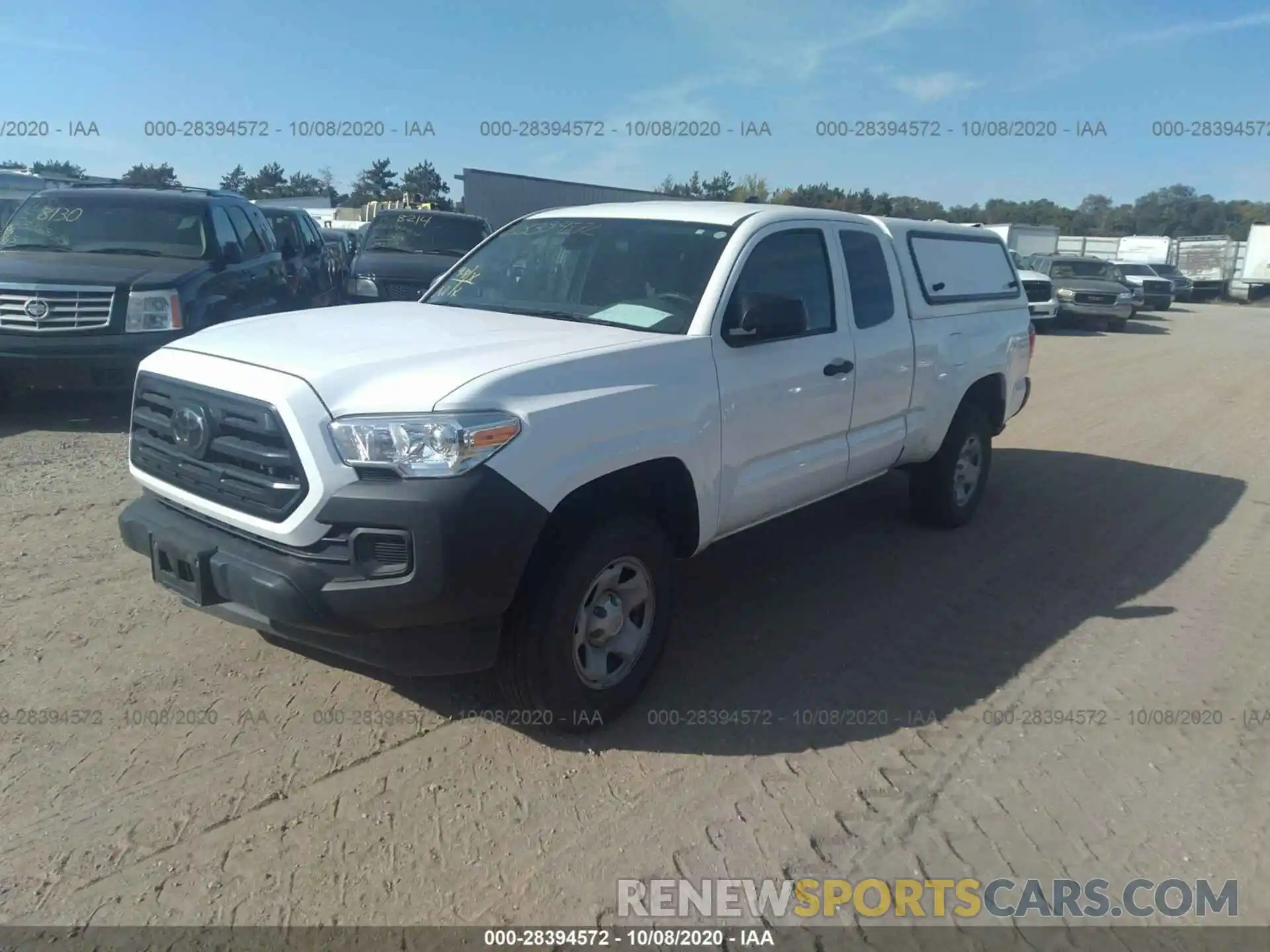 2 Photograph of a damaged car 5TFRX5GN9KX164259 TOYOTA TACOMA 2WD 2019