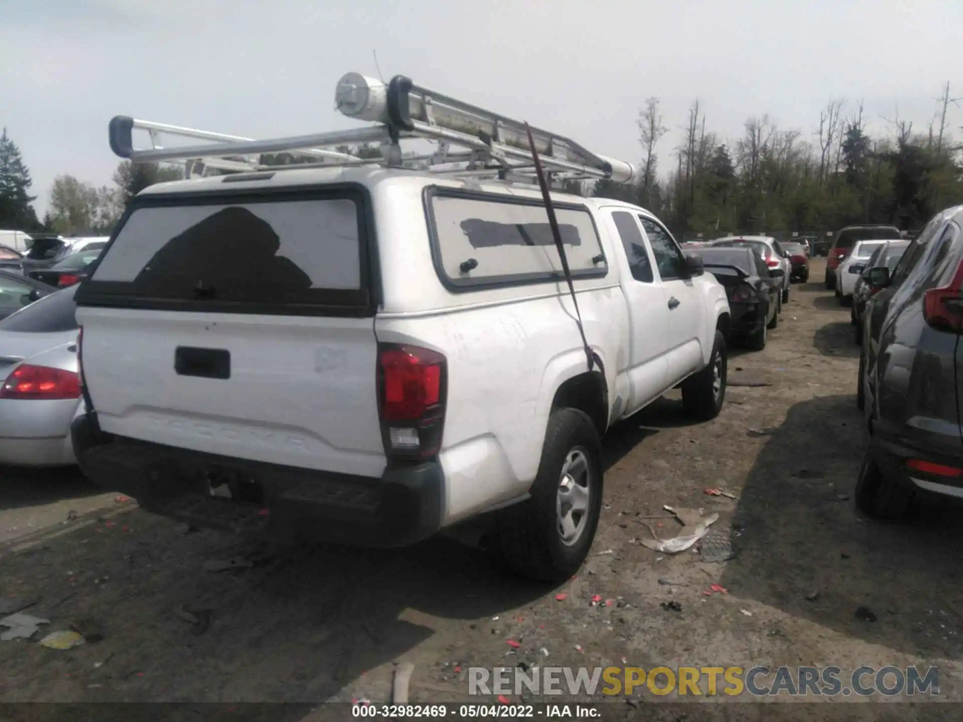 4 Фотография поврежденного автомобиля 5TFRX5GNXKX140598 TOYOTA TACOMA 2WD 2019