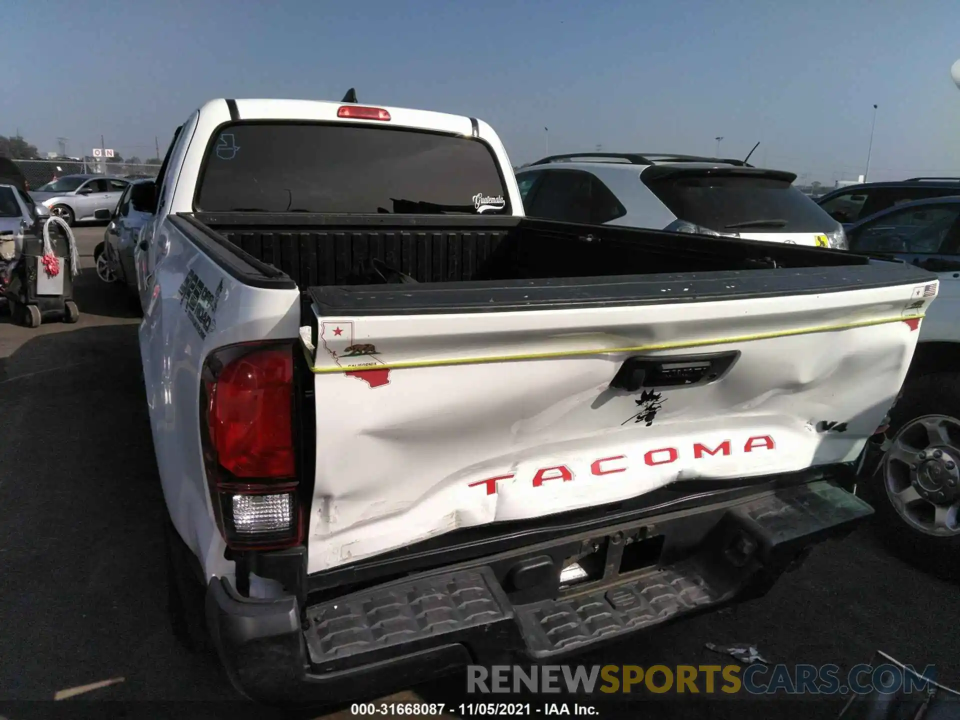 6 Фотография поврежденного автомобиля 5TFRX5GNXKX148331 TOYOTA TACOMA 2WD 2019