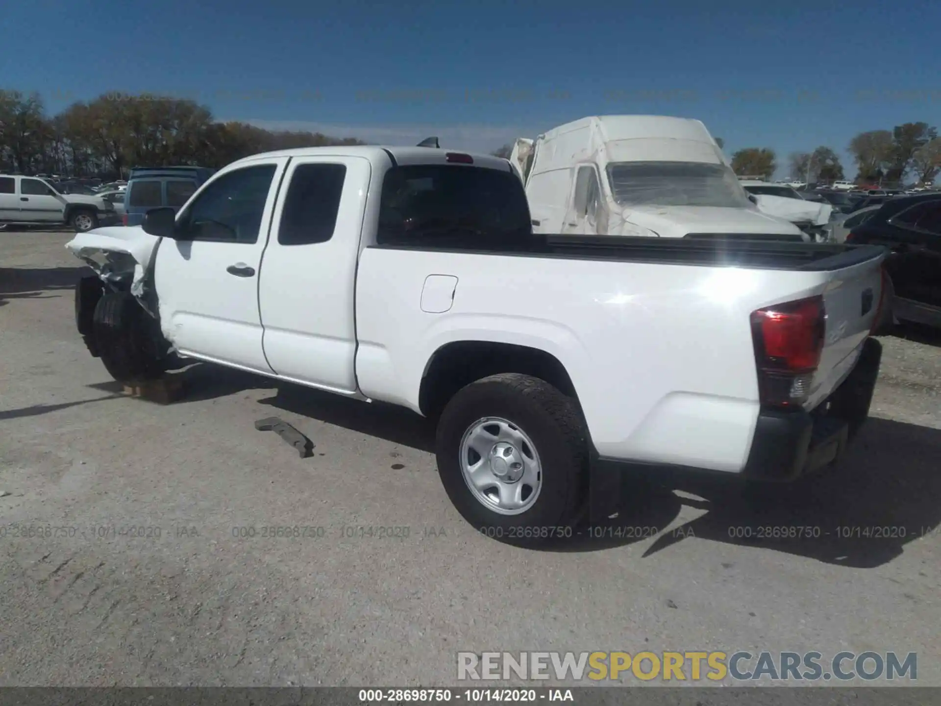 3 Photograph of a damaged car 5TFRX5GNXKX155019 TOYOTA TACOMA 2WD 2019