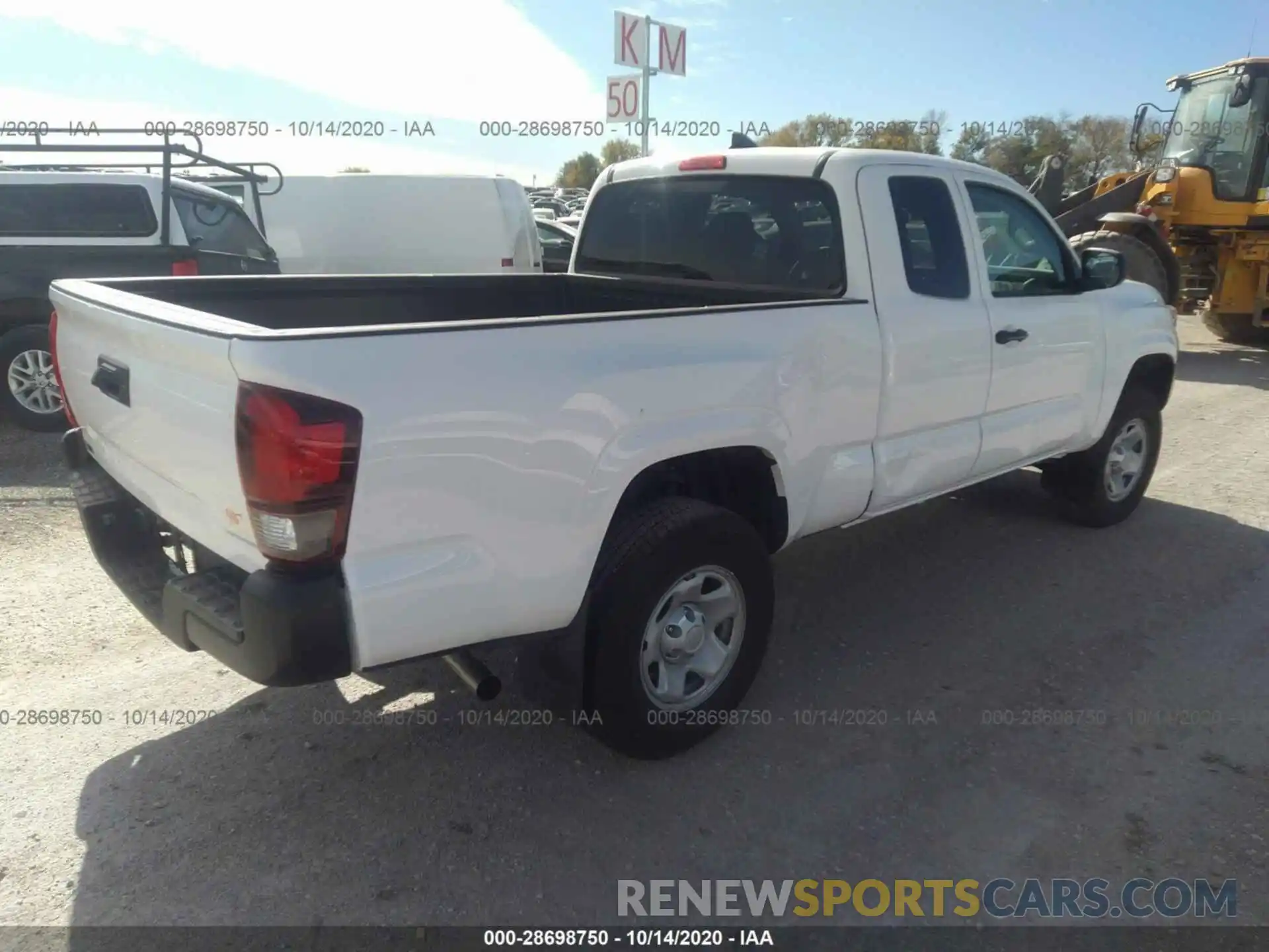 4 Photograph of a damaged car 5TFRX5GNXKX155019 TOYOTA TACOMA 2WD 2019