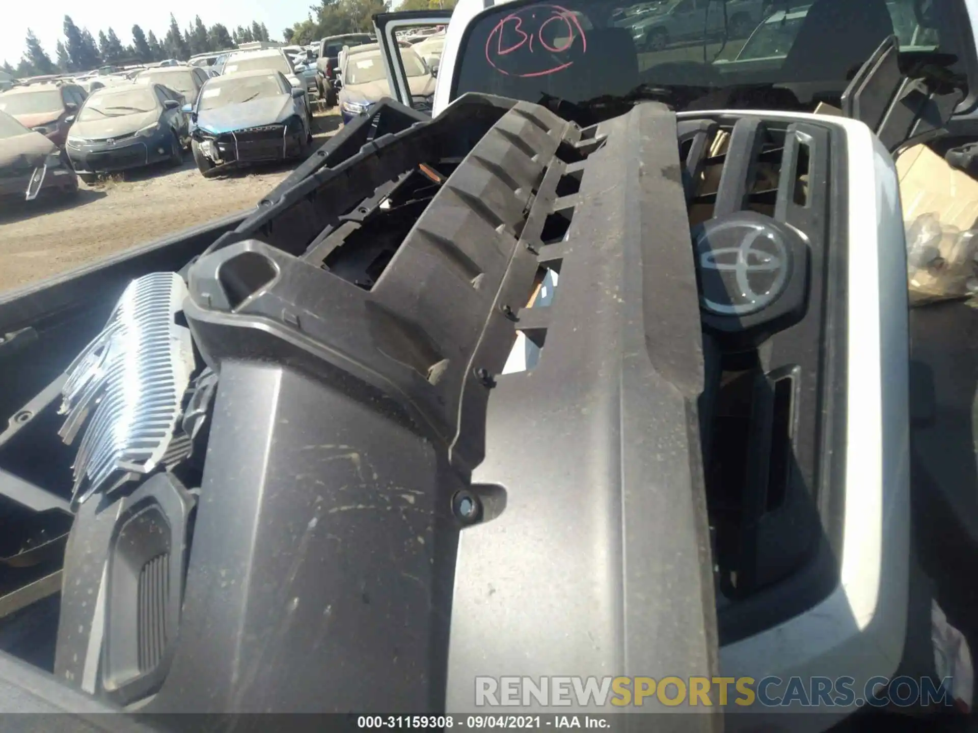 12 Photograph of a damaged car 5TFRX5GNXKX160639 TOYOTA TACOMA 2WD 2019